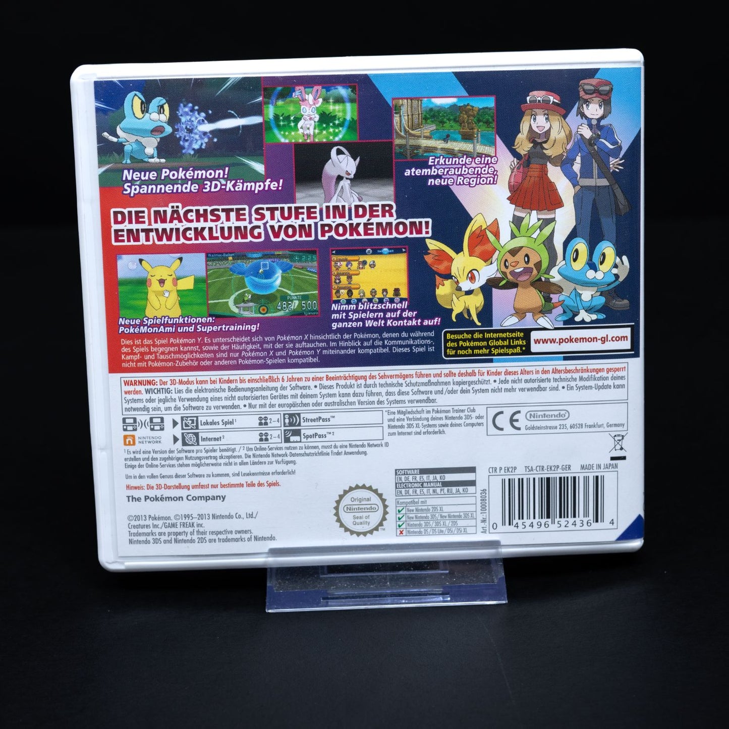 Pokémon Y - Nintendo 3DS Spiel - mit OVP - Zustand Sehr Gut