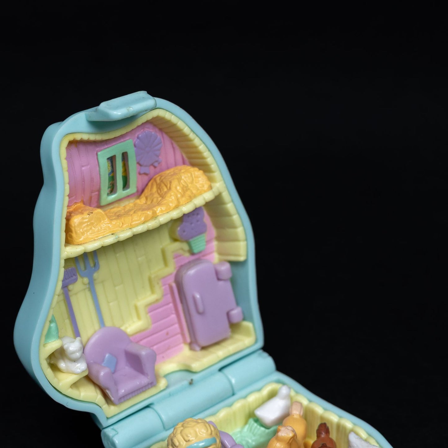 Polly Pocket Spielset / Diorama - Pony Sisters (1995) - Zustand Sehr Gut