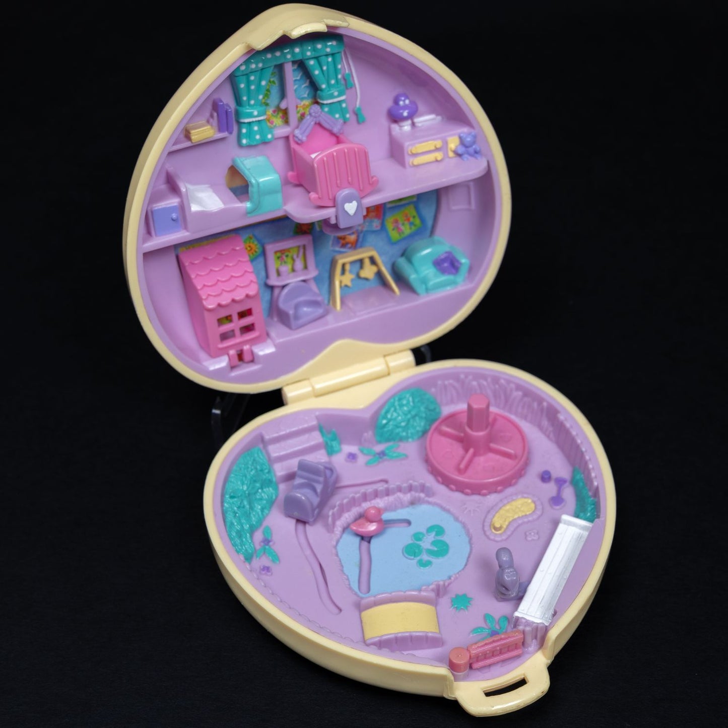 Polly Pocket Spielset / Diorama - Strollin' Baby (1994) - Zustand Sehr Gut
