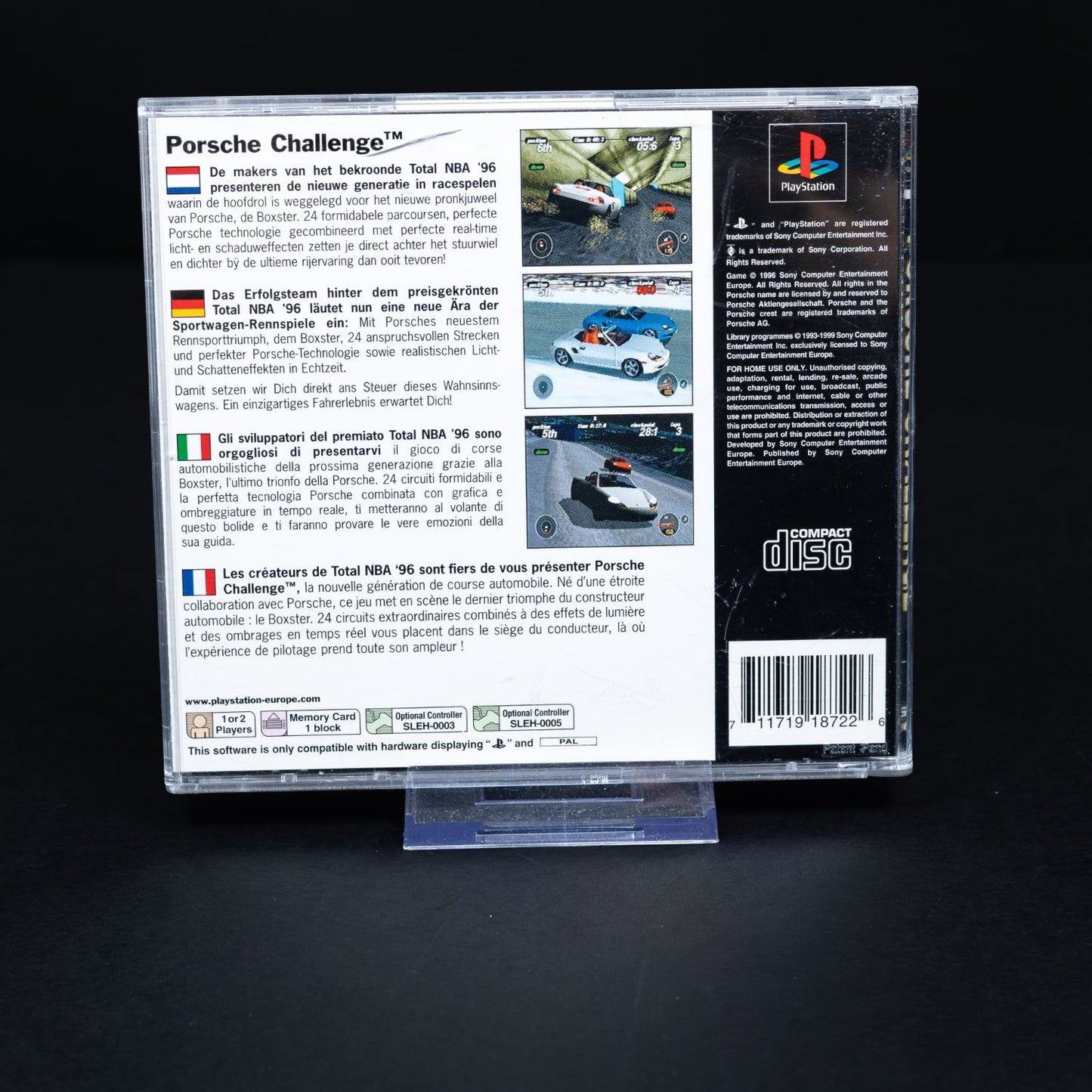 Porsche Challenge - Playstation PS1 Spiel - CiB - PAL - Zustand Gut