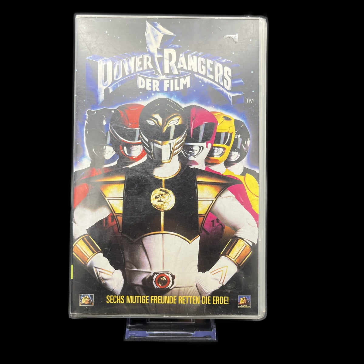 Power Rangers Der Film - Power Rangers - Sticker auf Kassette - PAL - Gebraucht