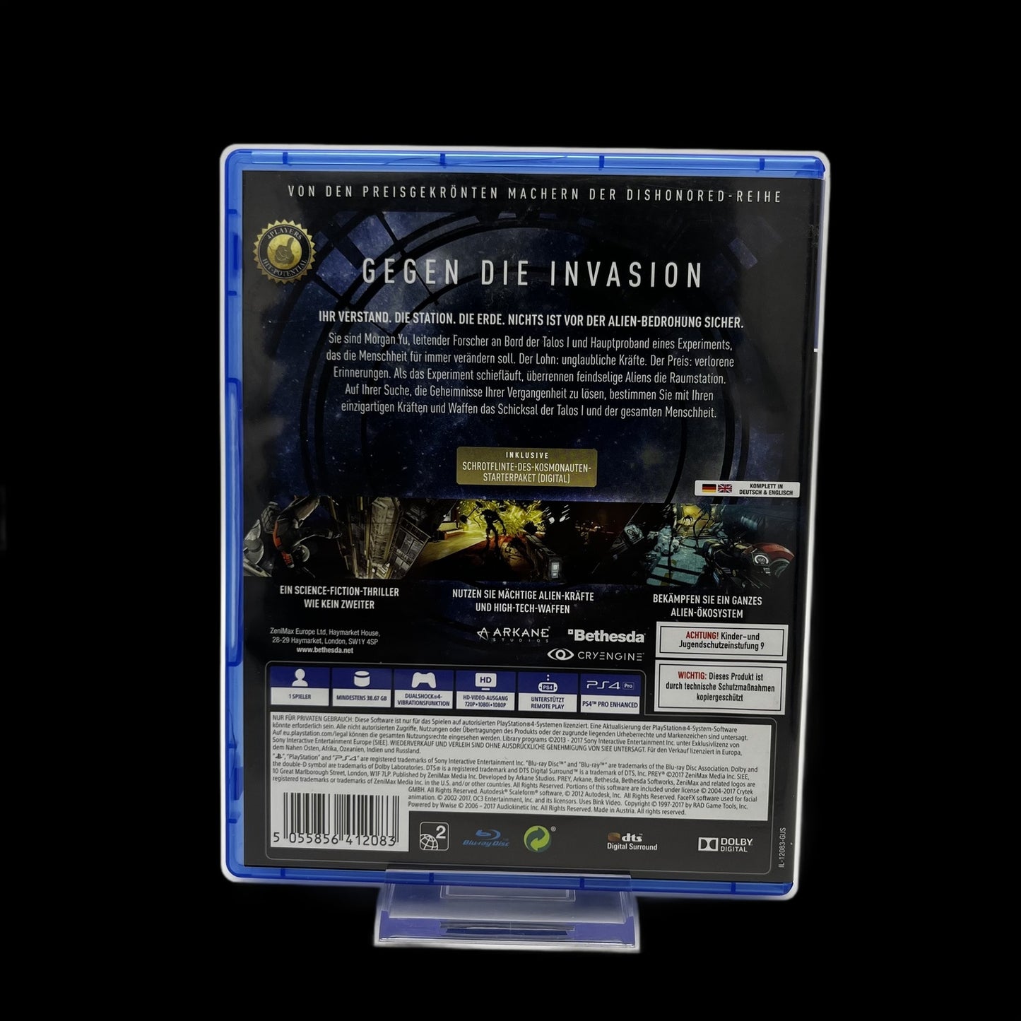 PREY - Playstation 4 - Complete in Box - PAL - deutsch - Gebraucht