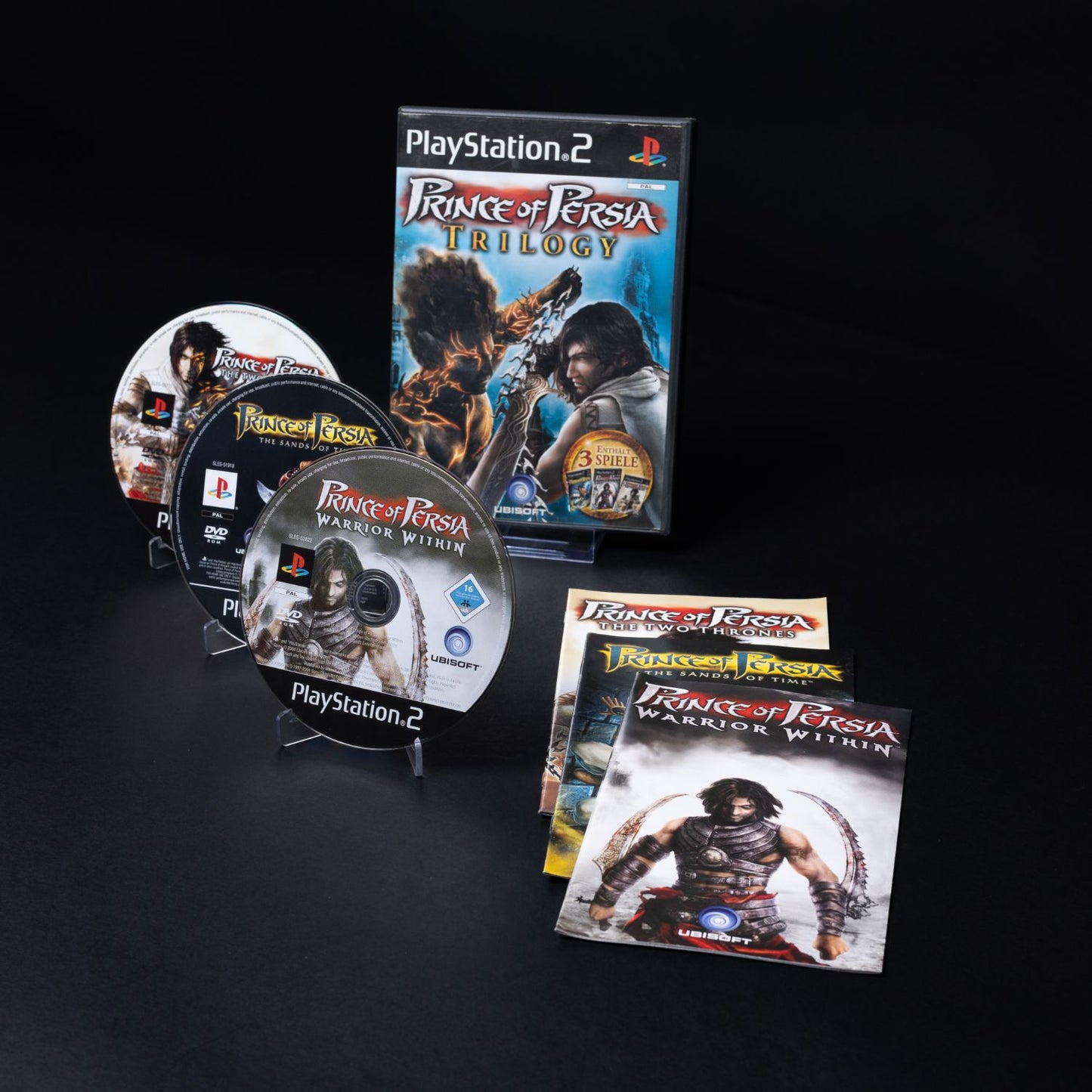 Prince of Persia Trilogy - Playstation 2 PS2 3 Discs - PAL Deutsch - Gebraucht