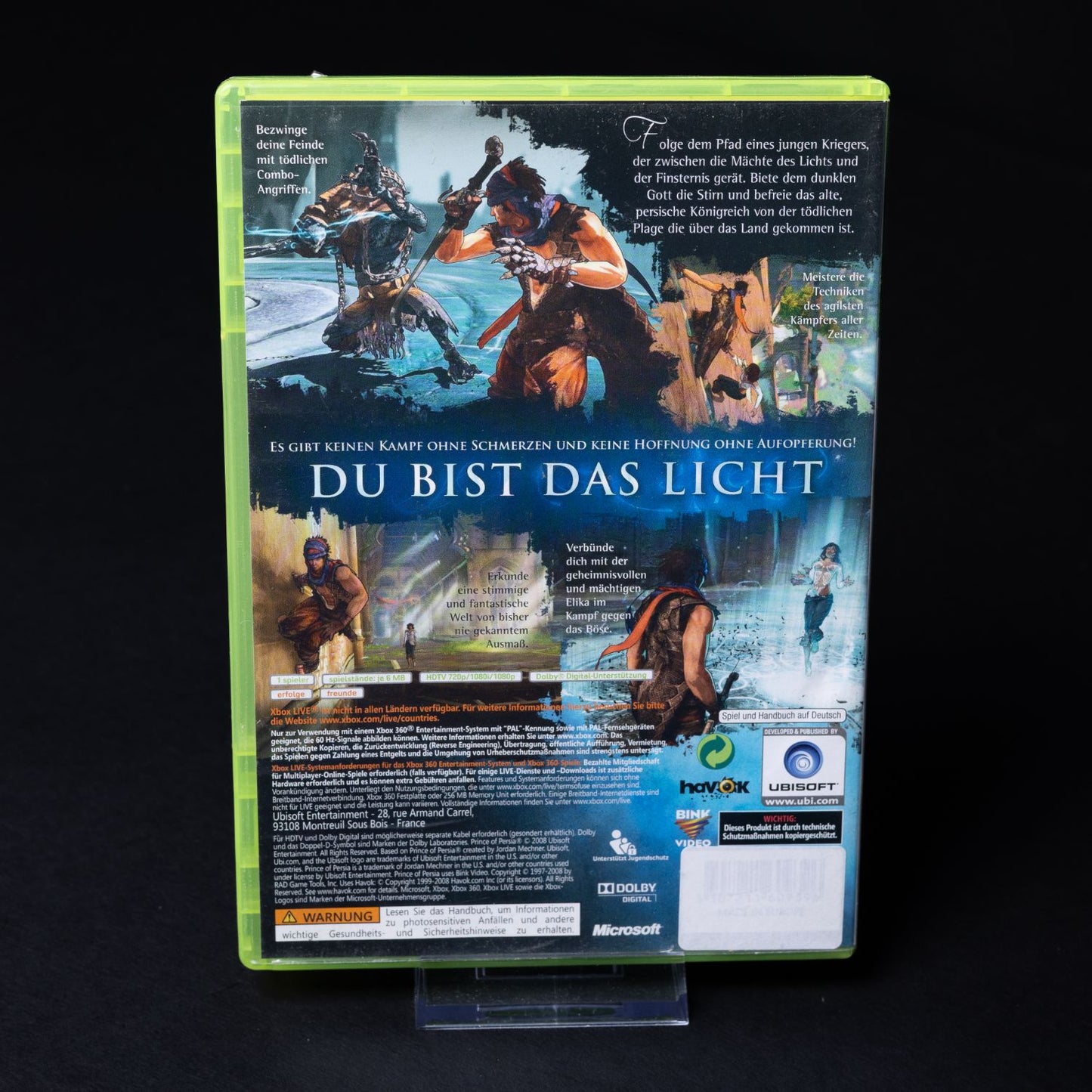 Prince of Persia - XBOX 360 - CiB mit Anleitung - PAL - Deutsch - Gebraucht