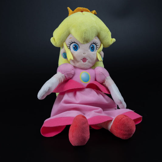 Prinzessin Peach Plushie - Super Mario Plüsch-Figur - ca 30 cm - Zustand Gut