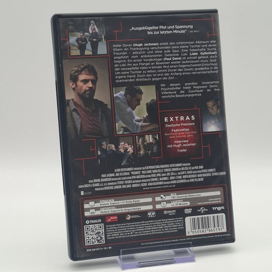Prisoners - Hugh Jackman - Jake Gyllenhaal - 2013 - DVD - Zustand Sehr Gut
