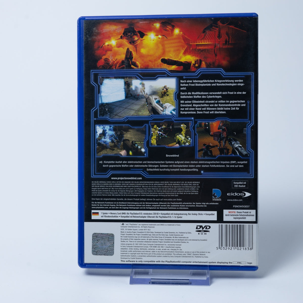 Project: Snowblind - Playstation 2 PS2 Spiel - PAL - Zustand Sehr Gut