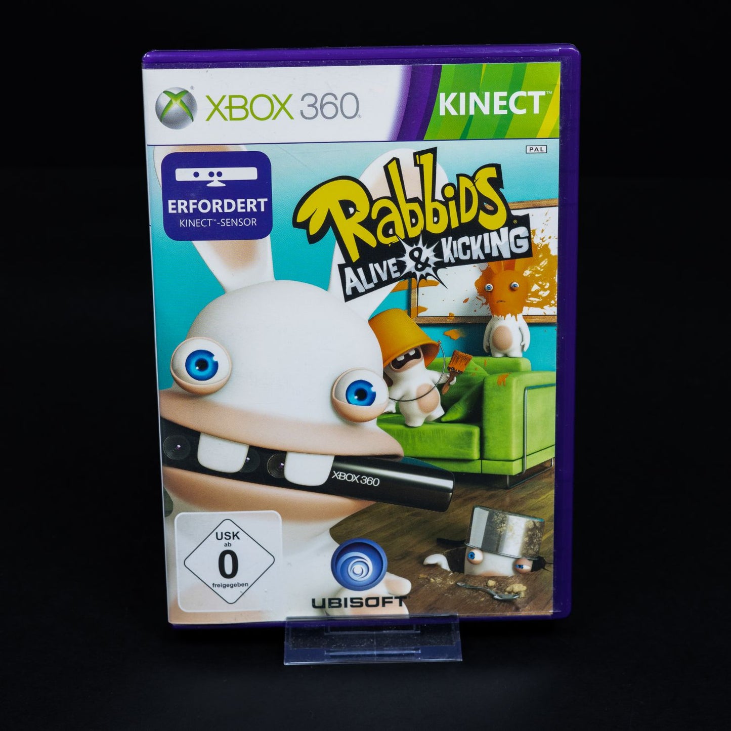 Rabbids: Alive & Kicking - XBOX 360 Kinect Game - PAL - Zustand Sehr Gut