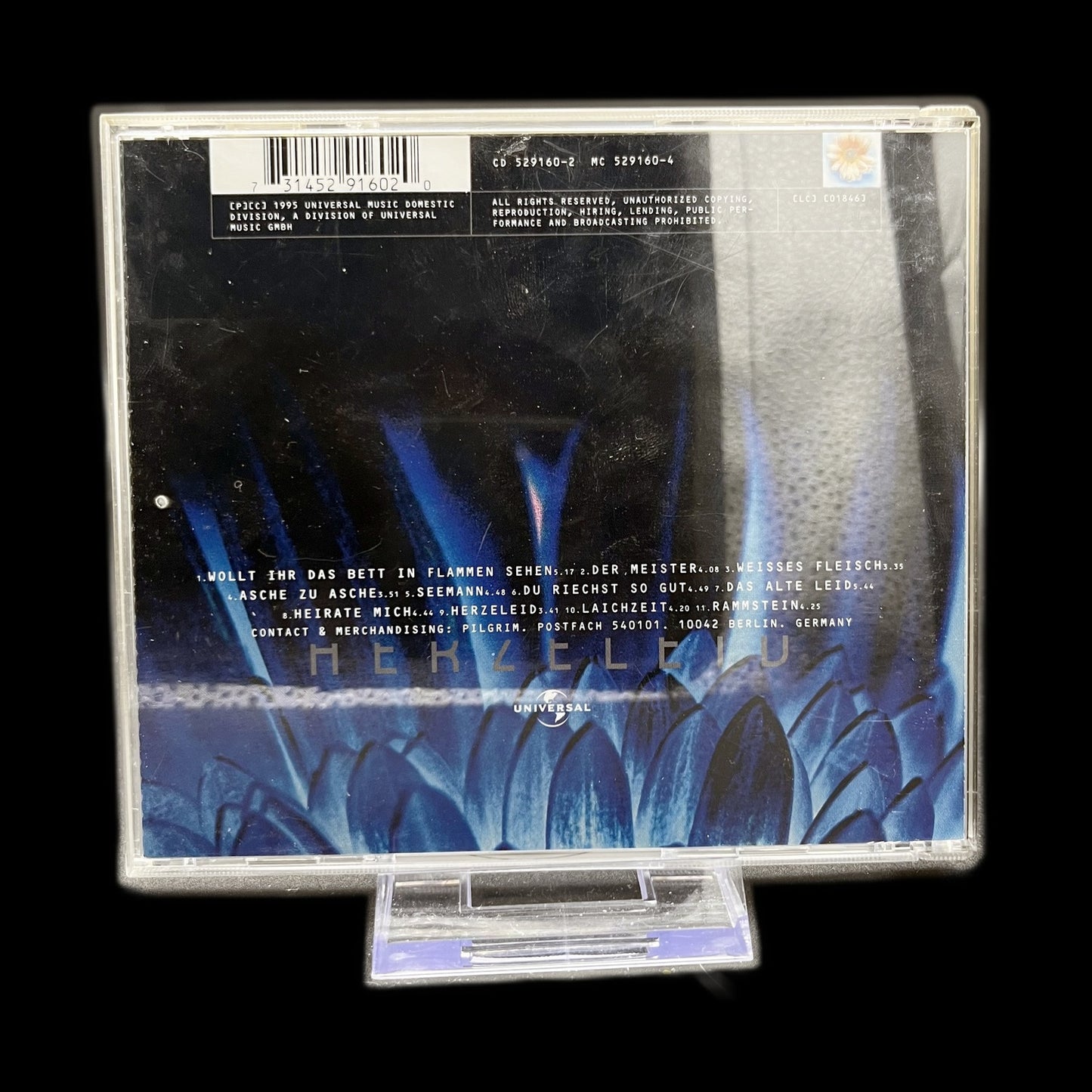 Rammstein - Herzeleid - CD - Metal - 1995 - Neue Deutsche Härte - Gebraucht