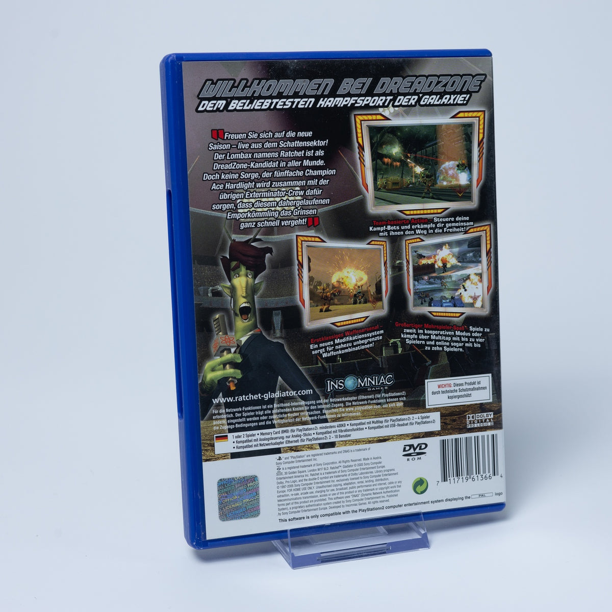 Ratchet: Gladiator - Playstation 2 - Complete in Box - PAL - deutsch - Gebraucht