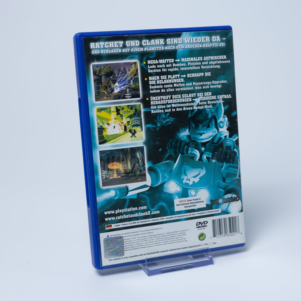 Ratchet & Clank 2 - Playstation 2 - Complete in Box - PAL - deutsch - Gebraucht