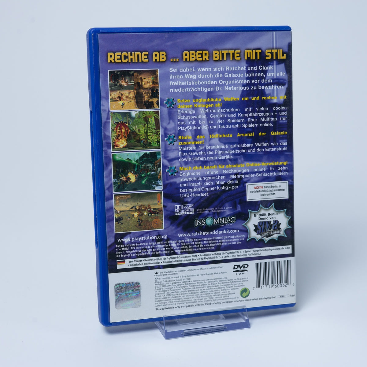 Ratchet & Clank 3 - Playstation 2 - Complete in Box - PAL - deutsch - Gebraucht