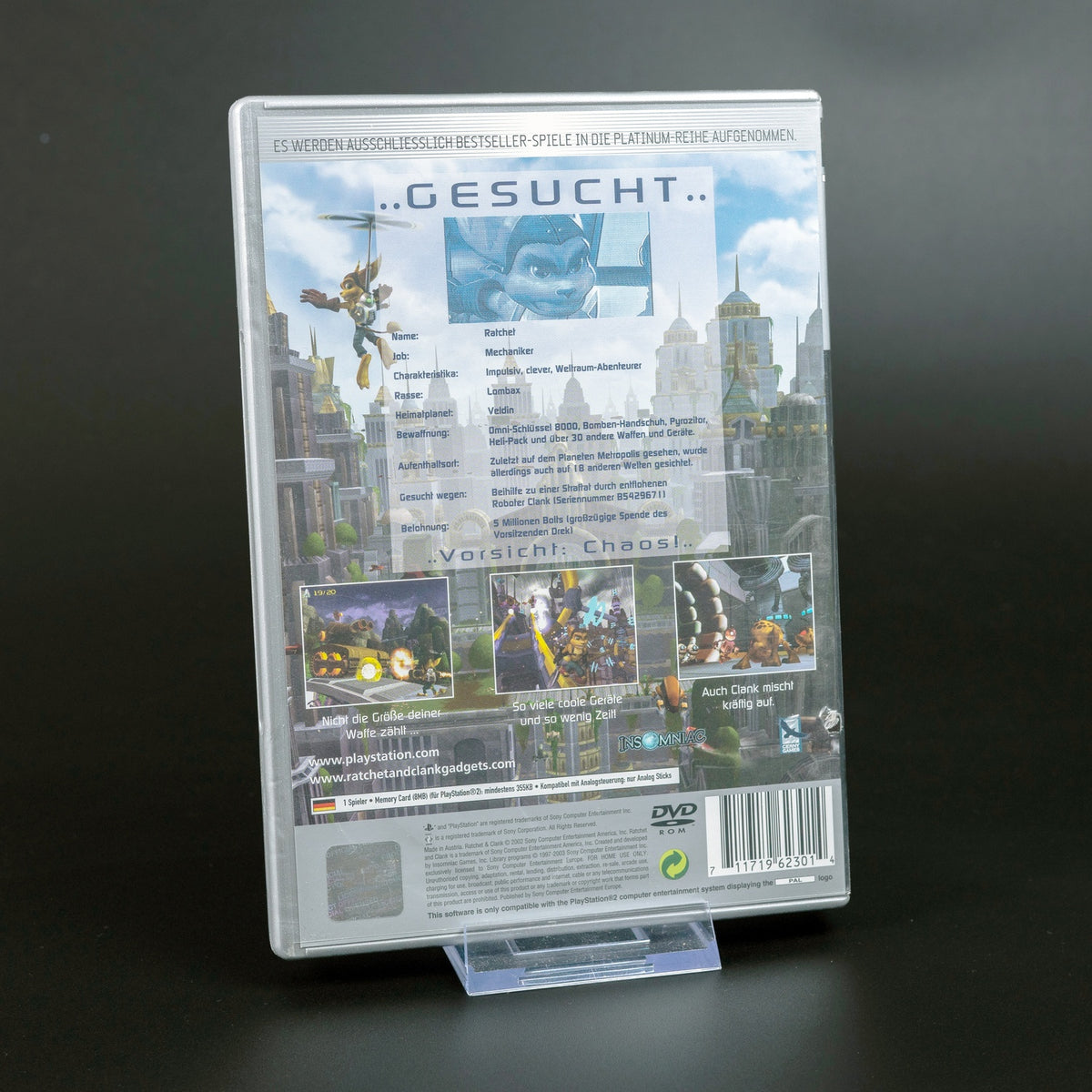 Ratchet & Clank - Playstation 2 - Complete in Box - PAL - deutsch - Gebraucht
