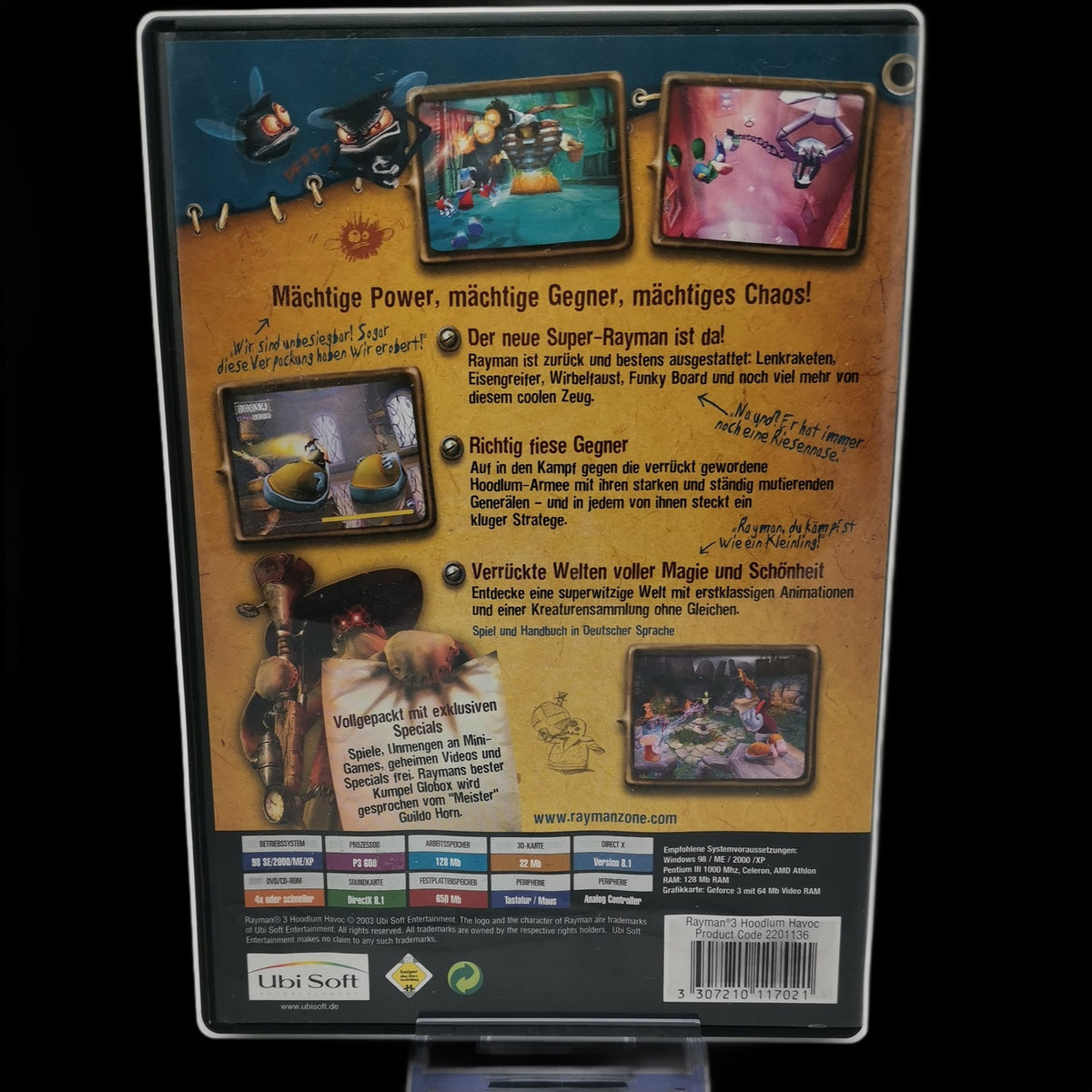 Rayman 3: Hoodlum Havoc - PC - Spiel mit Anleitung - PAL - deutsch - Sehr gut