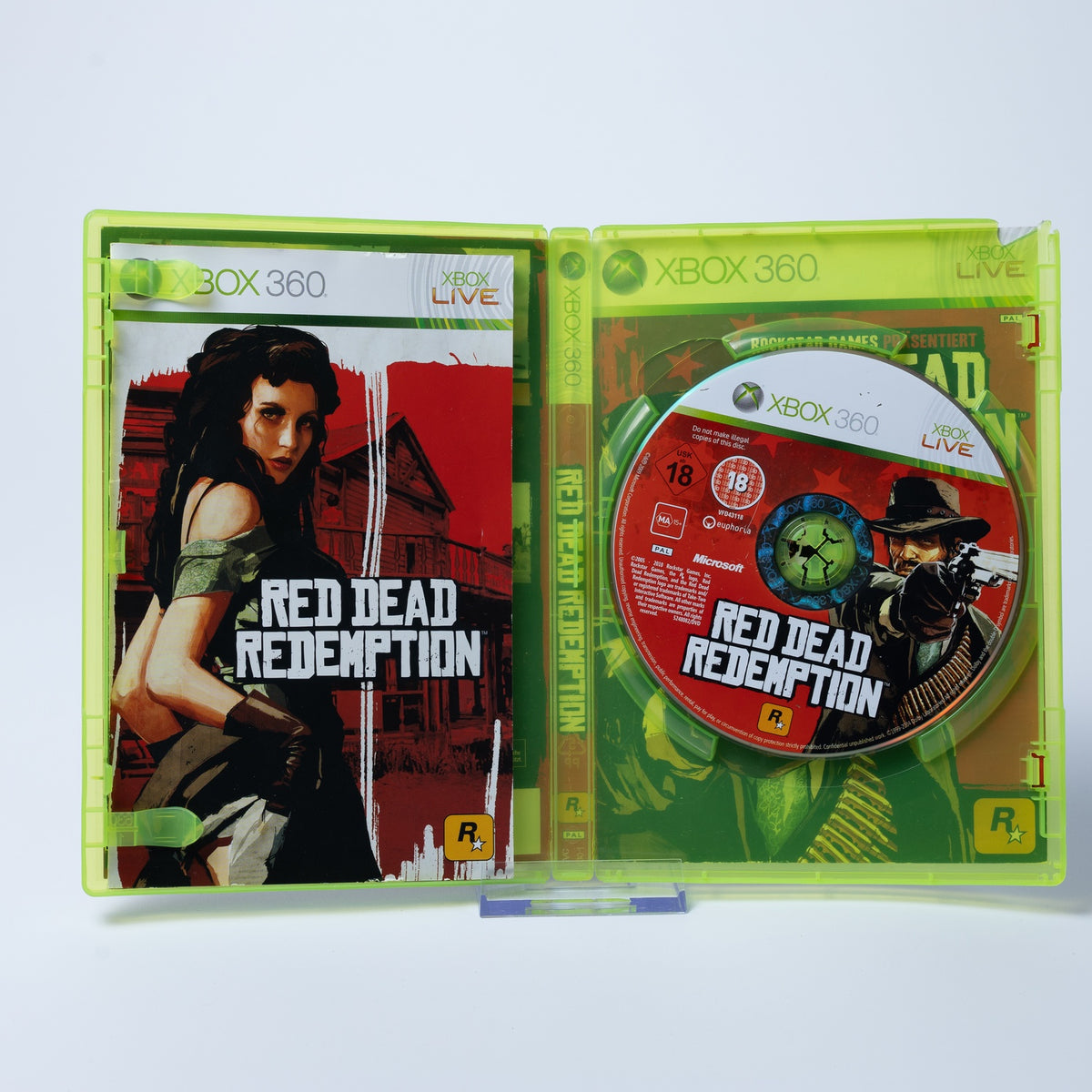 Red Dead Redemption -  XBOX 360 - PAL - Mit Anleitung - FSK 18 - Case beschädigt