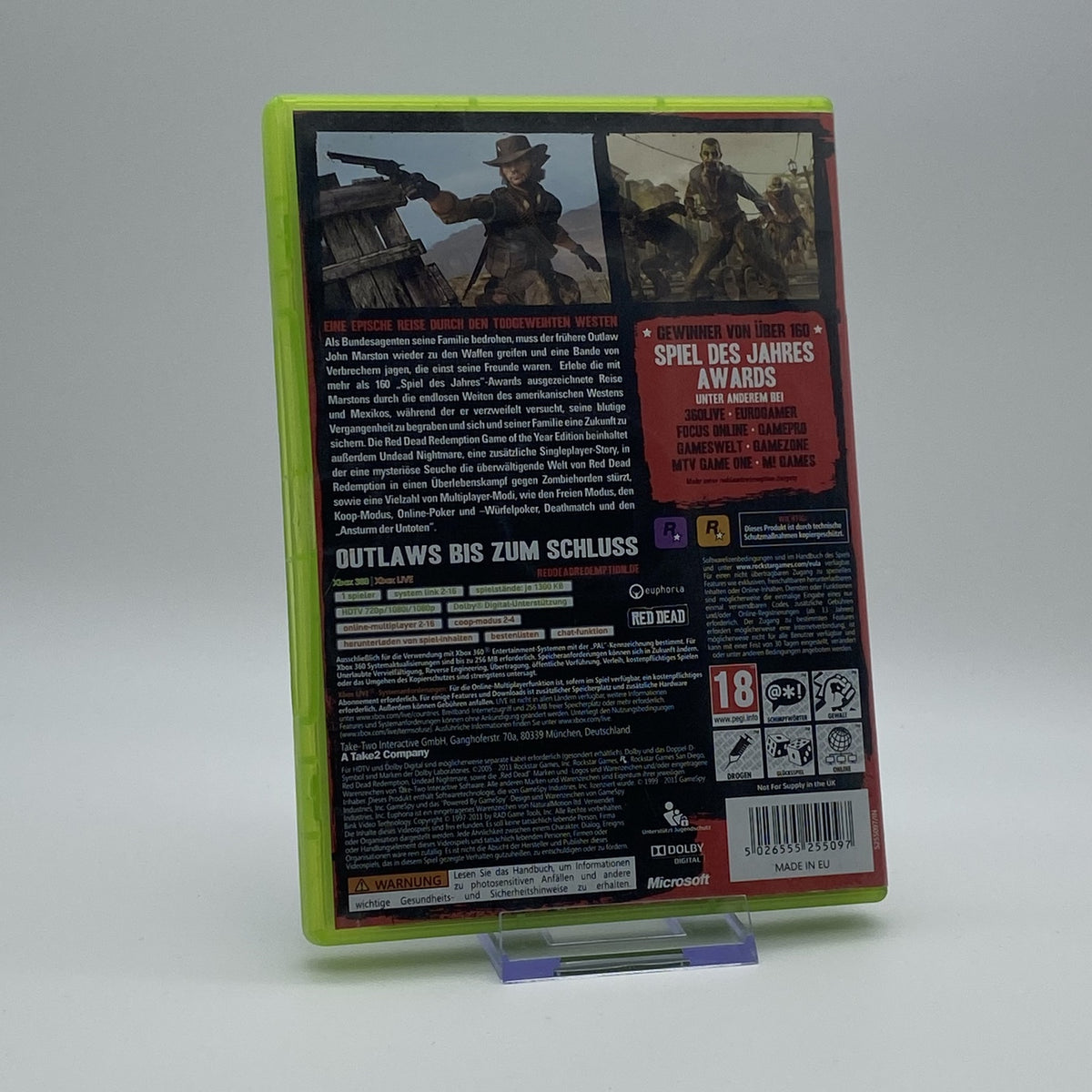 Red Dead Redemption - Xbox 360 Spiel - CiB - PAL - Zustand Sehr Gut