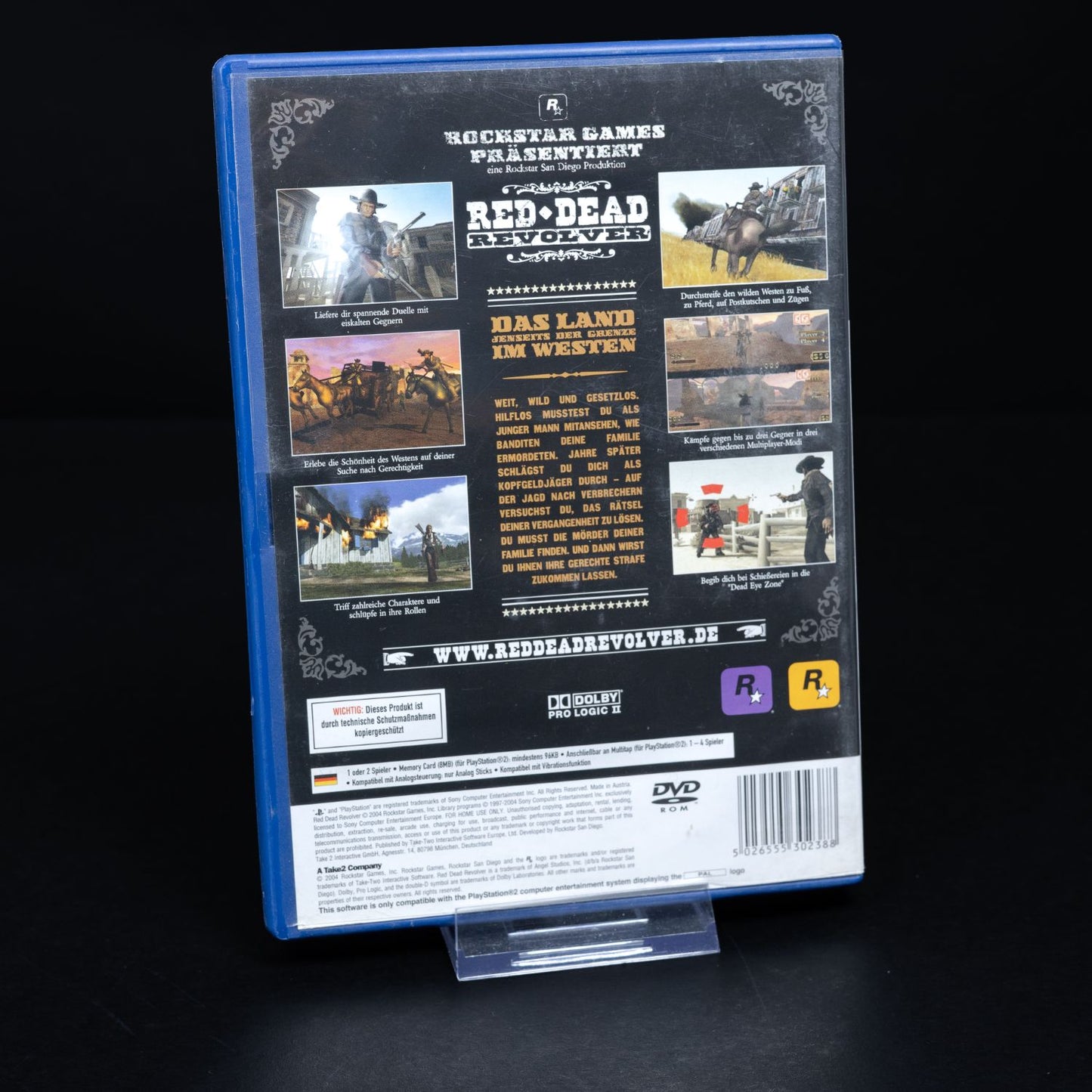 Red Dead Revolver - Playstation 2 PS Spiel PAL - CiB - Zustand Gut