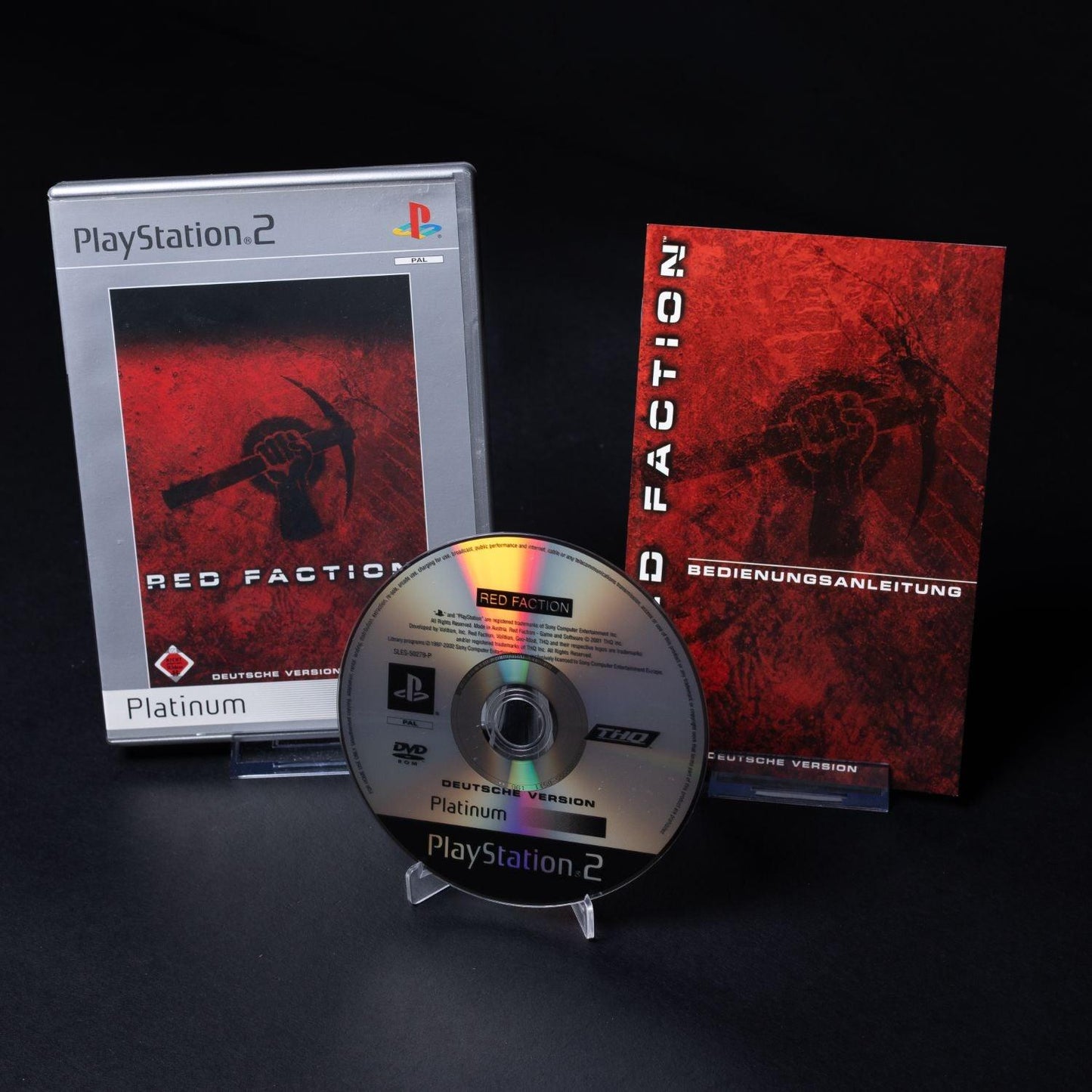 Red Faction - Playstation 2 PS2 Platinum Spiel - PAL - CiB - Zustand Okay