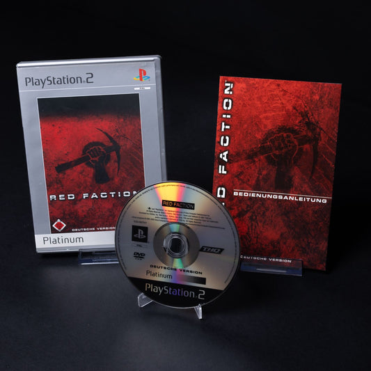Red Faction - Playstation 2 PS2 Platinum Spiel - PAL - CiB - Zustand Okay