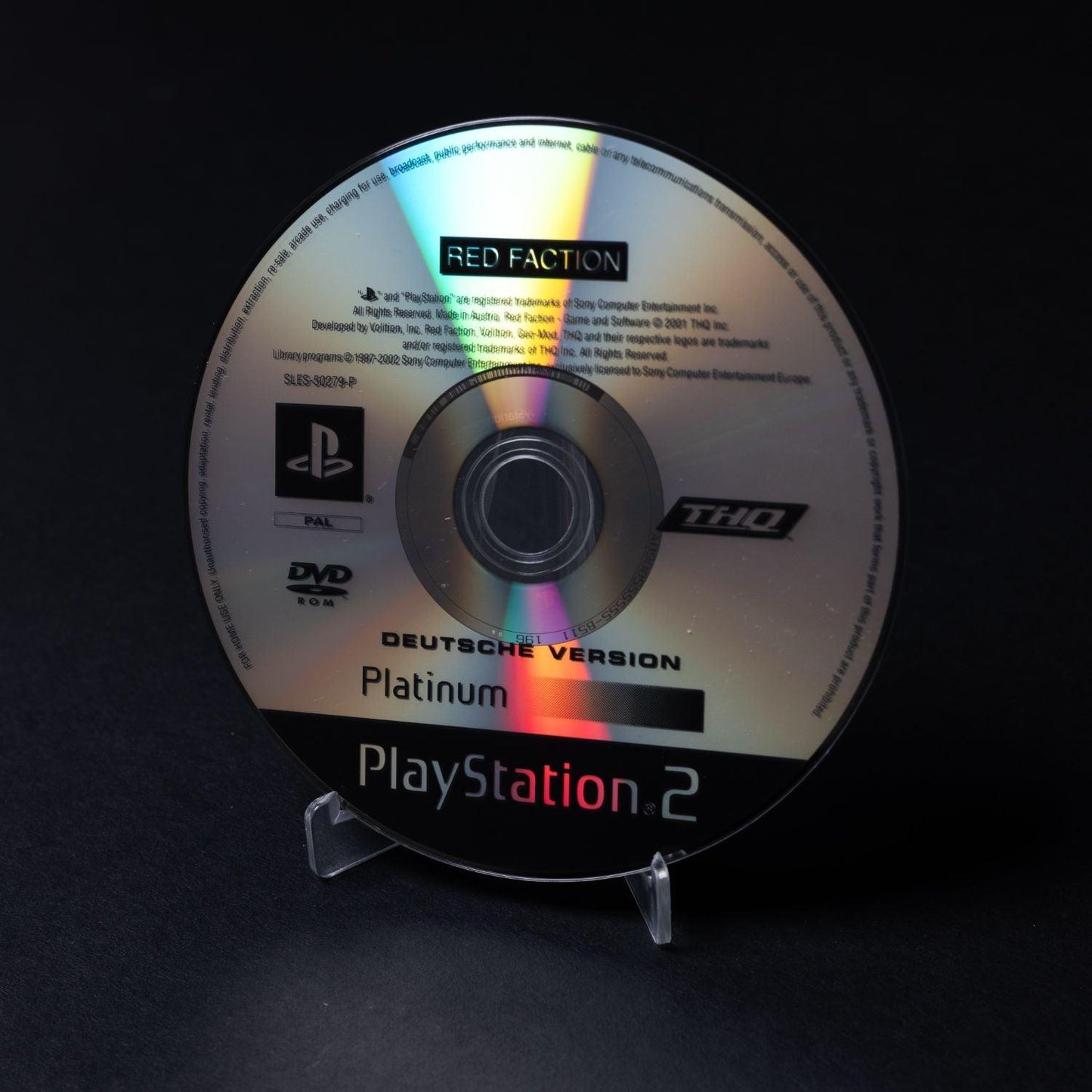 Red Faction - Playstation 2 PS2 Platinum Spiel - PAL - CiB - Zustand Okay
