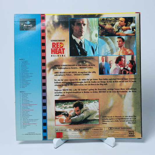 Red Heat - 1996 - Schwarzenegger - Belushi - LaserDisc - Zustand Gut