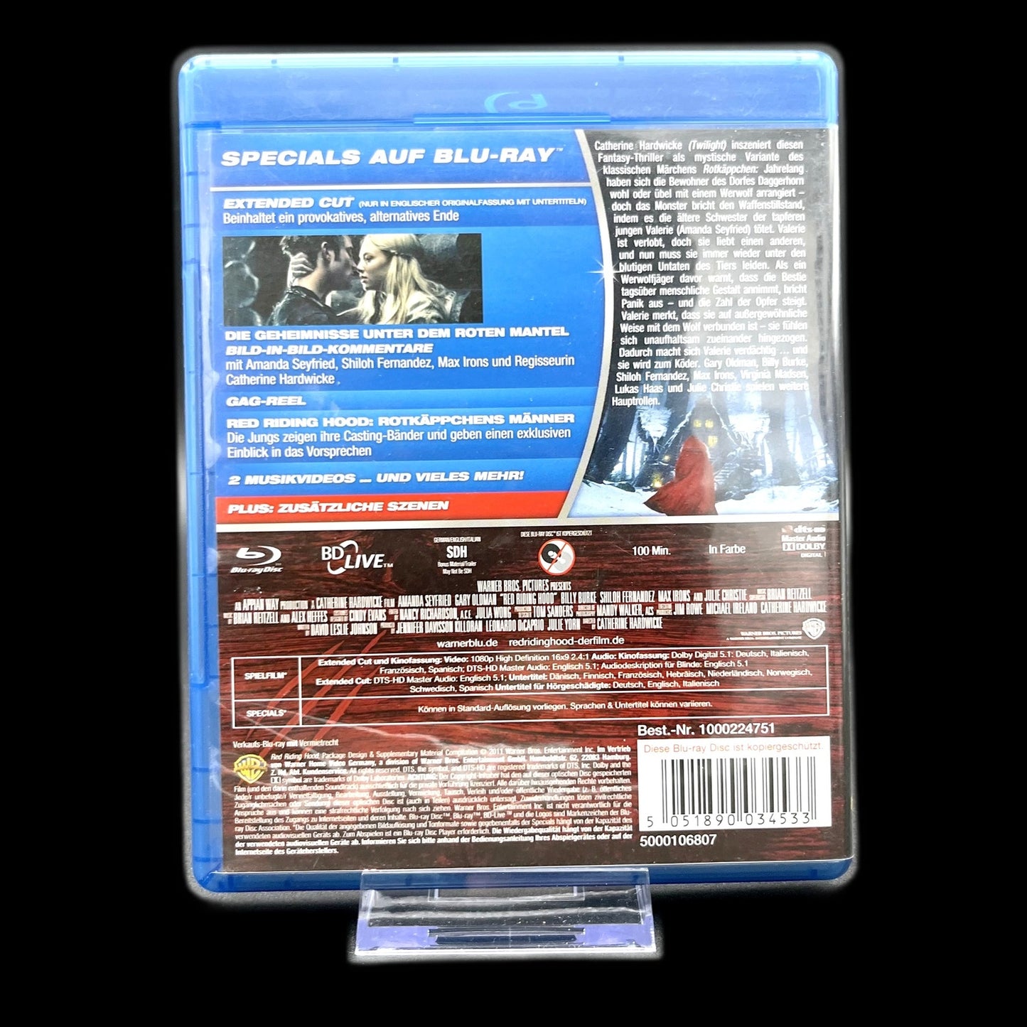 Red Riding Hood - Unter dem Wolfsmond - Extended Cut - Blu-Ray - Gebraucht