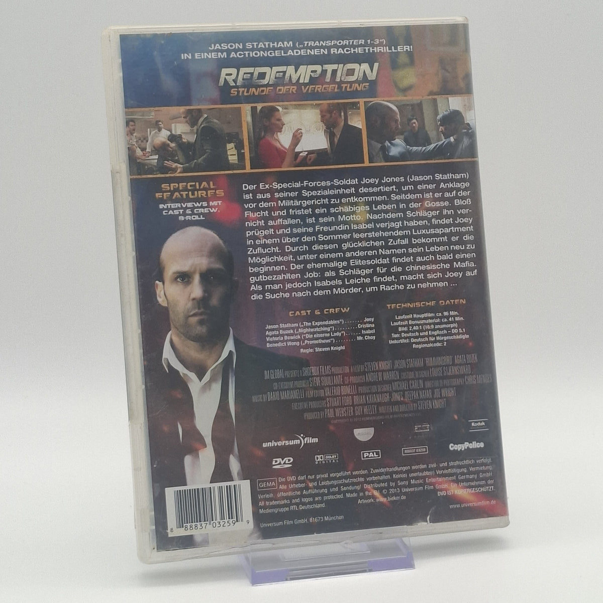 Redemption - Stunde der Vergeltung - FSK 16 - DVD - Film - Zustand Sehr Gut
