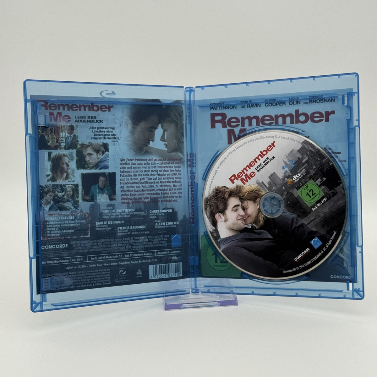 Remember Me - Robert Pattinson - 2010 - Wendecover - Blu-Ray - Zustand Sehr Gut