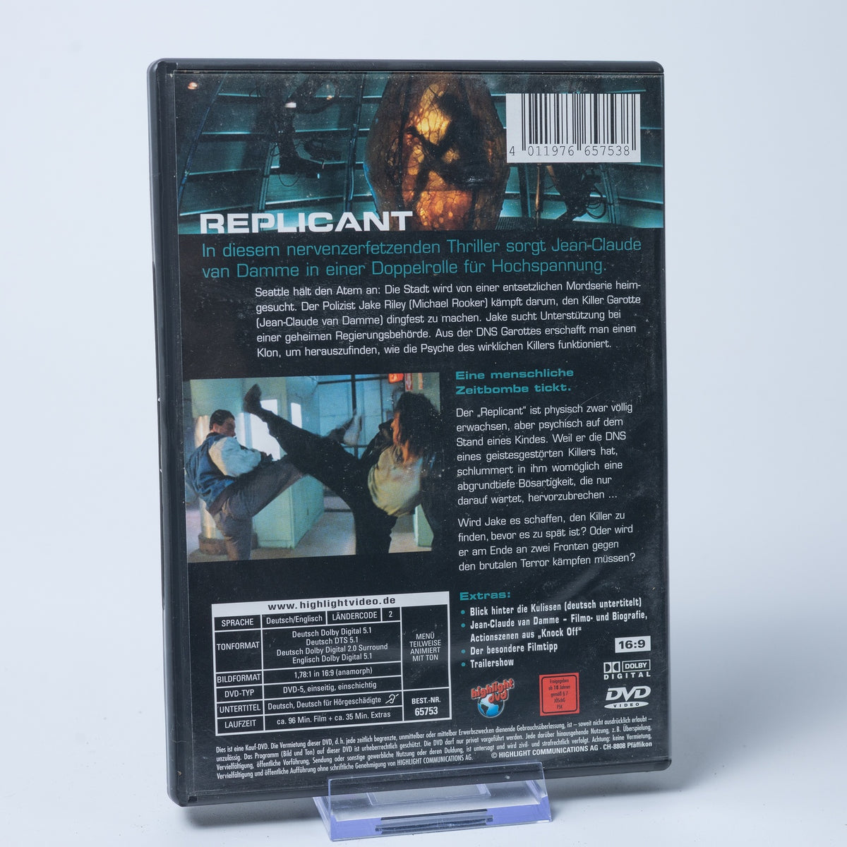 Replicant - Uncut - Action - DVD - Polizist & Räuber - Film - Gebraucht