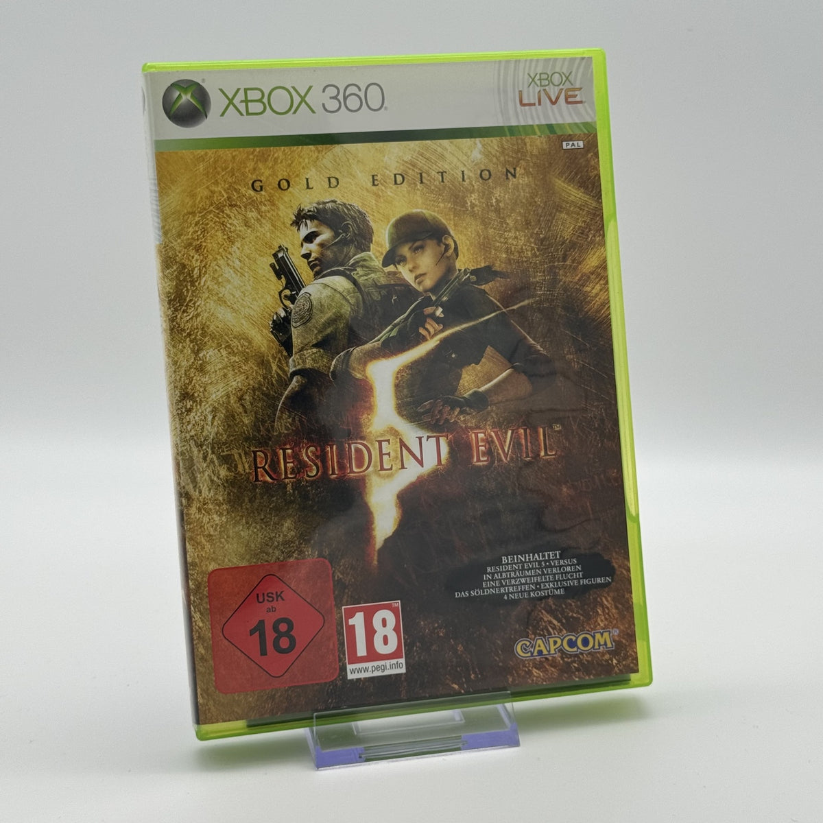 Resident Evil 5 Gold Edition - Xbox 360 - CiB - PAL - Deutsch - Zustand Sehr Gut