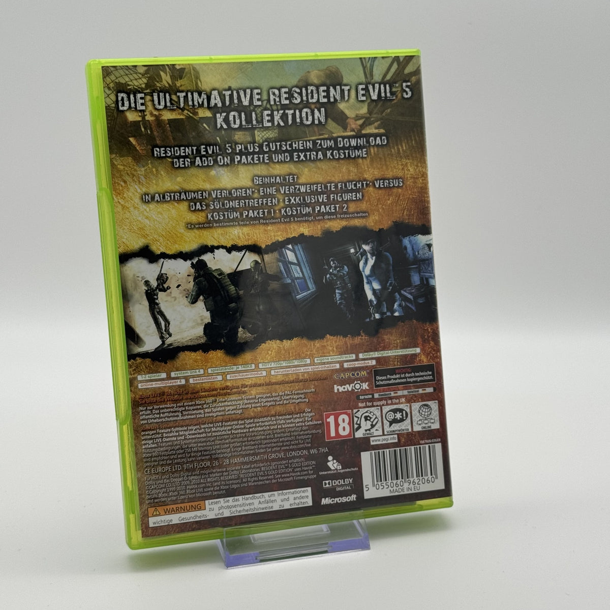 Resident Evil 5 Gold Edition - Xbox 360 - CiB - PAL - Deutsch - Zustand Sehr Gut