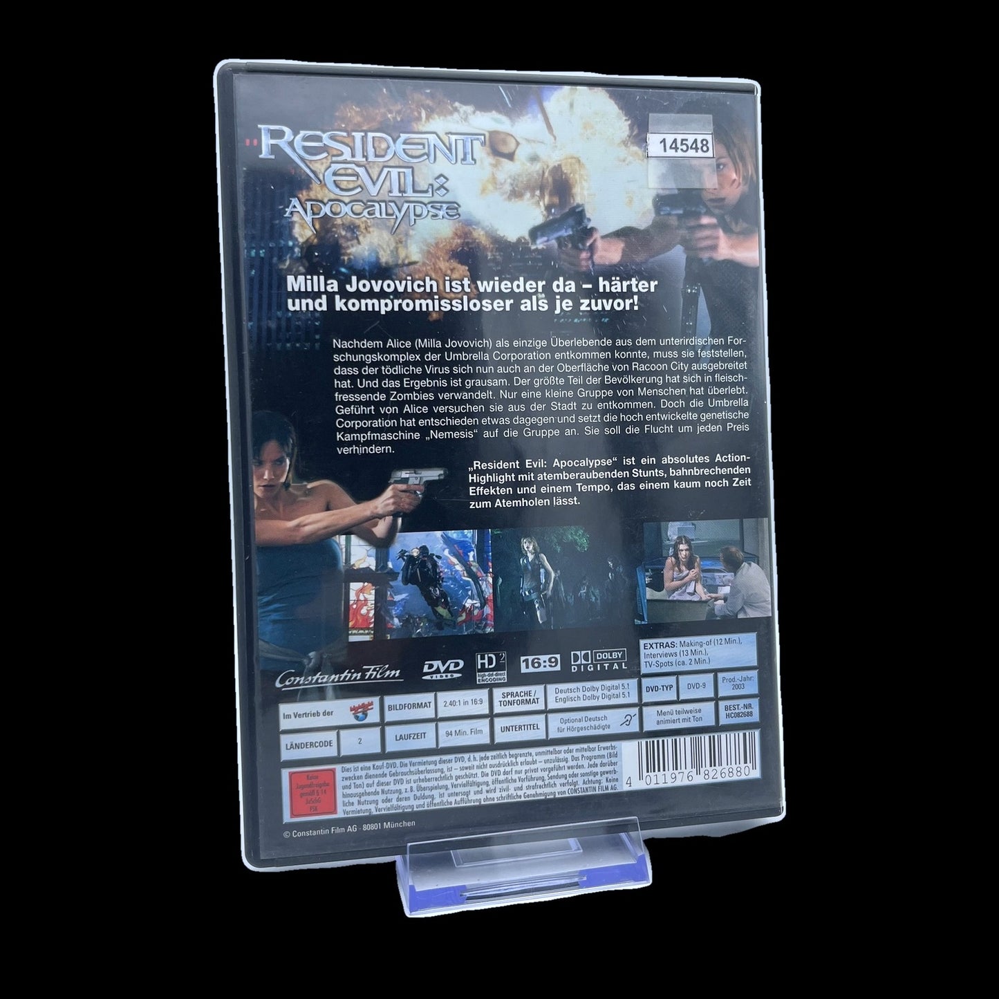Resident Evil: Apocalypse - Resident Evil - Extended Version - DVD - Gebraucht