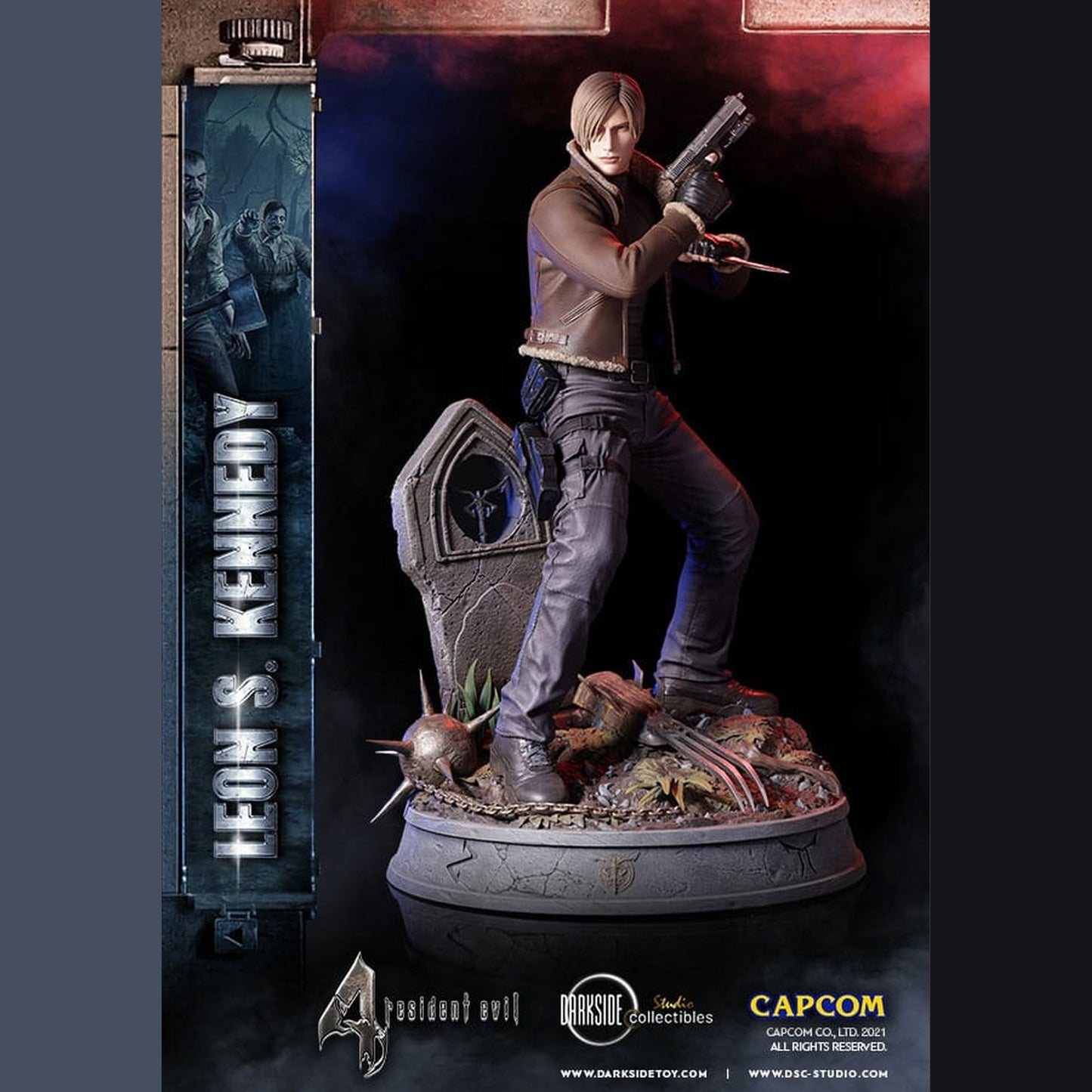 Resident Evil Premium Statue Leon Kennedy 50 cm - Horror & Sci-Fi - Neu & OVP