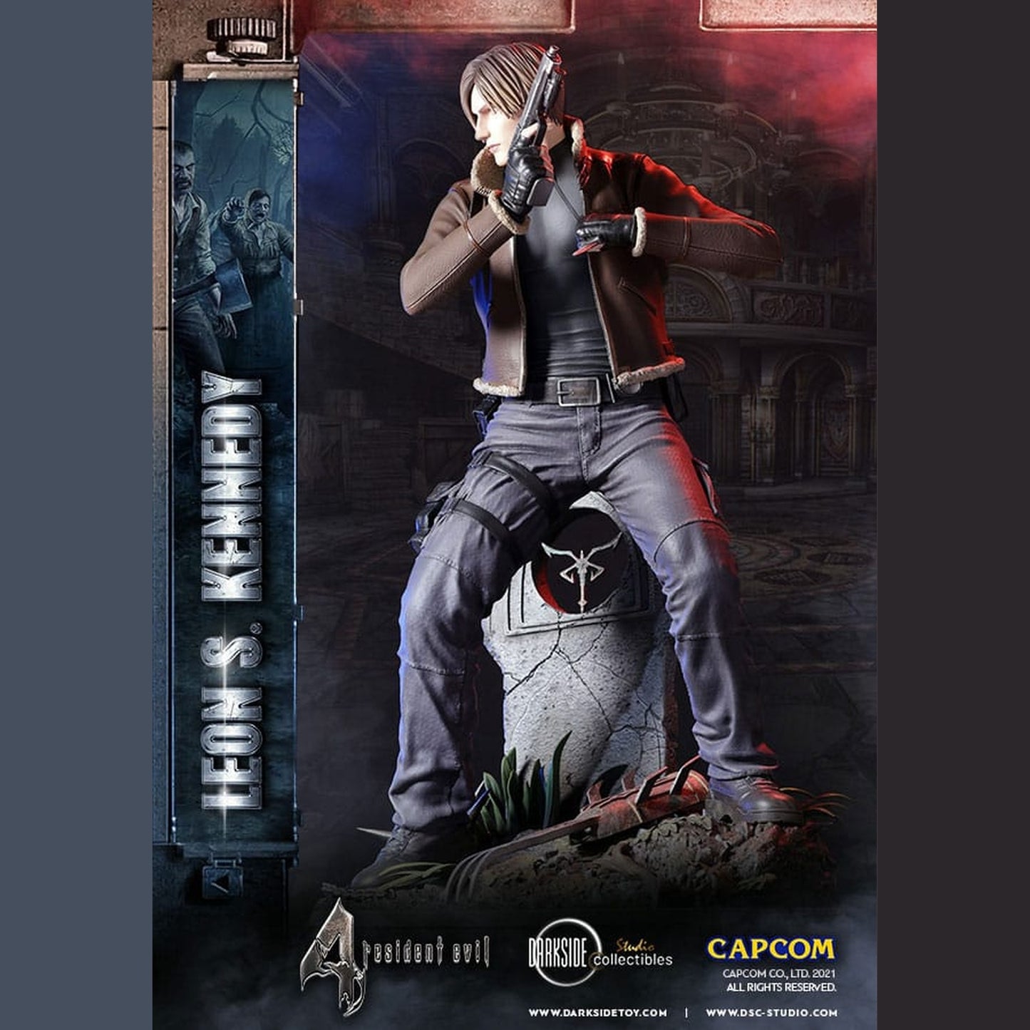 Resident Evil Premium Statue Leon Kennedy 50 cm - Horror & Sci-Fi - Neu & OVP