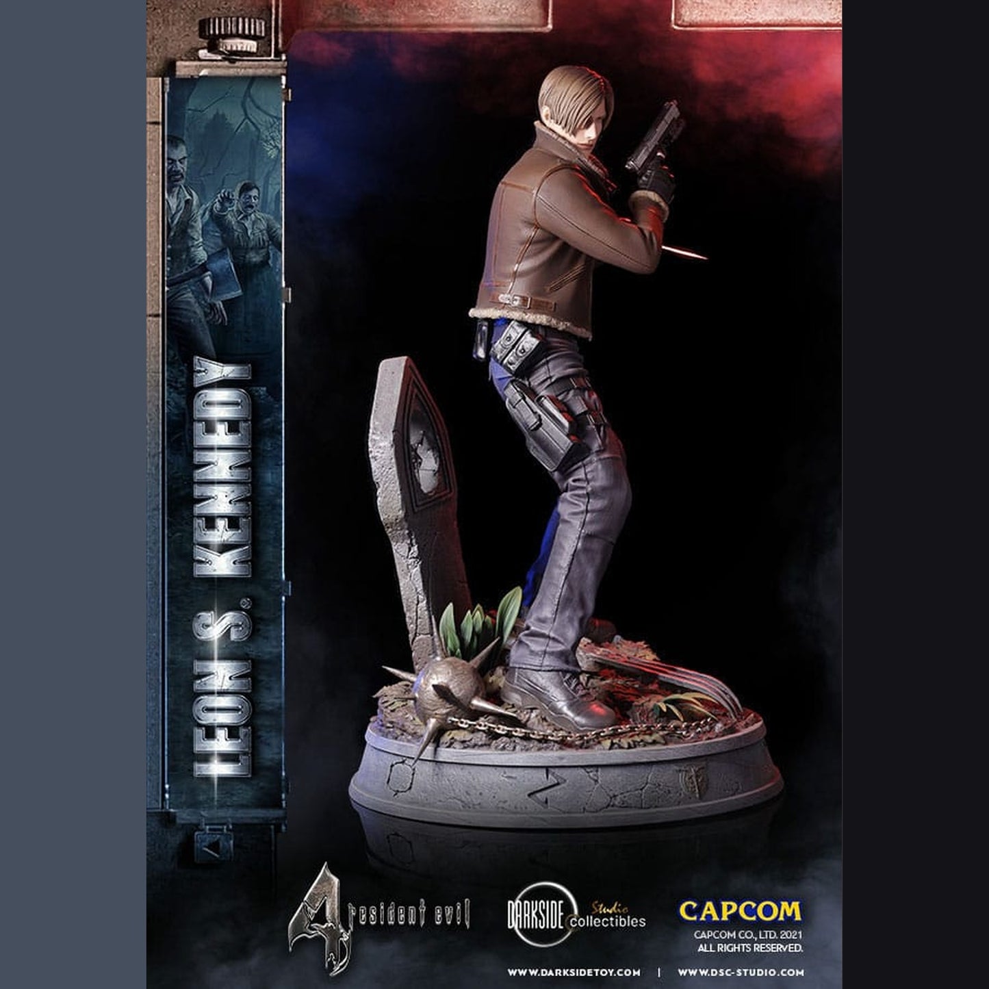 Resident Evil Premium Statue Leon Kennedy 50 cm - Horror & Sci-Fi - Neu & OVP