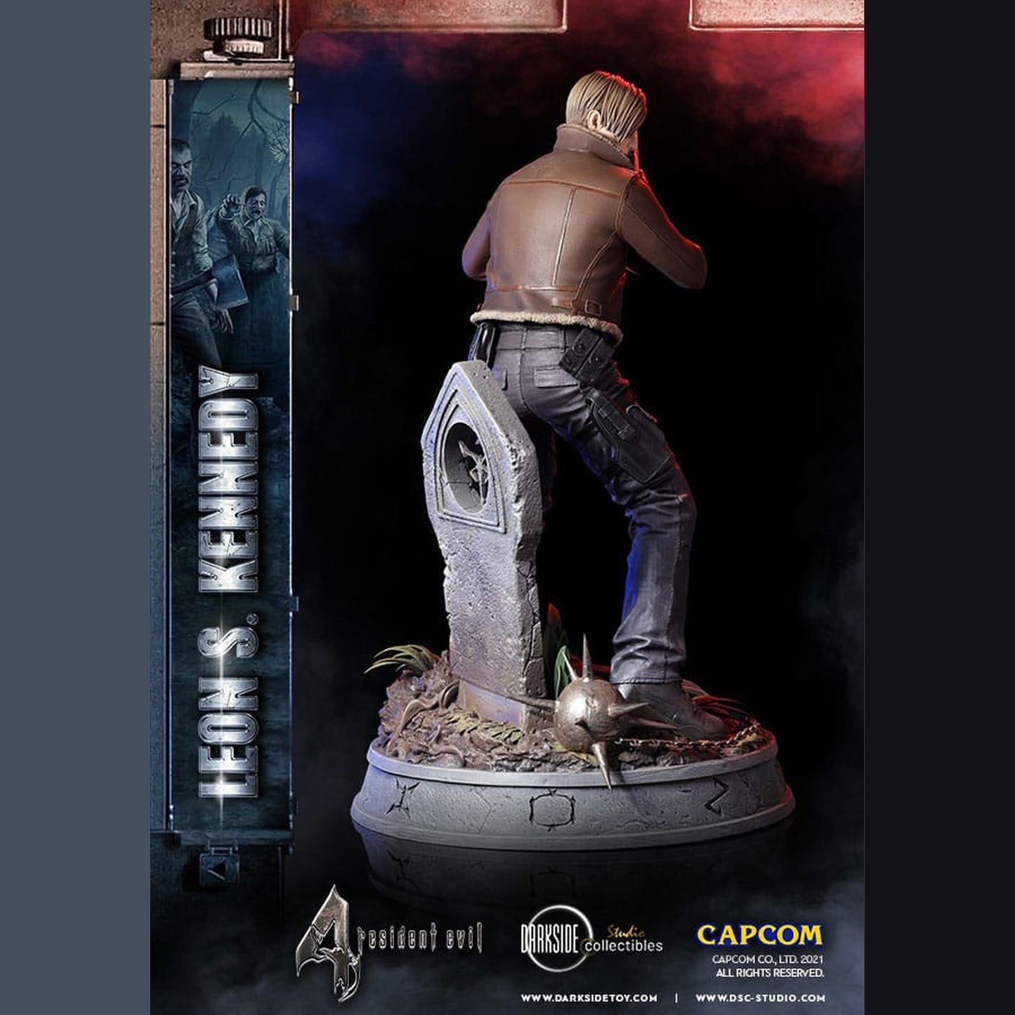 Resident Evil Premium Statue Leon Kennedy 50 cm - Horror & Sci-Fi - Neu & OVP