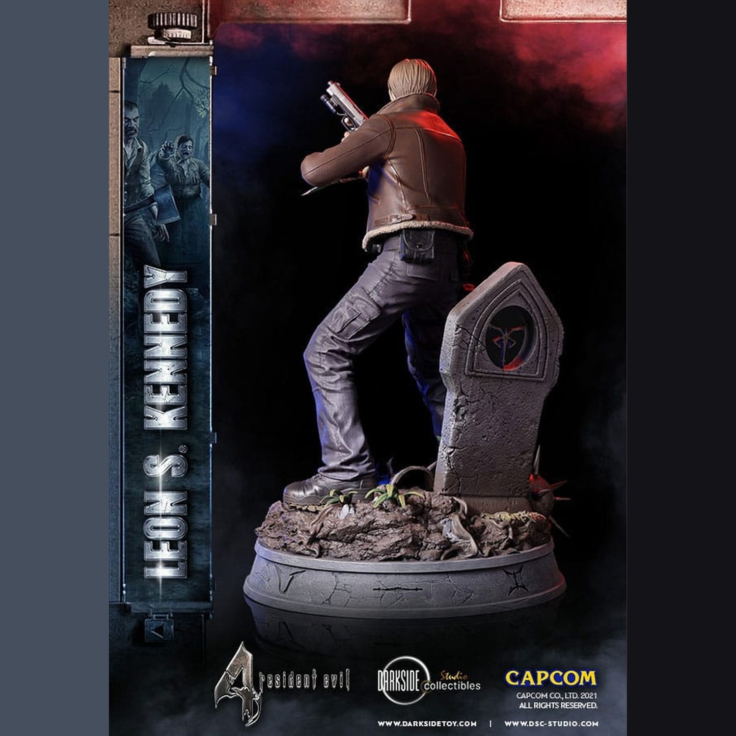 Resident Evil Premium Statue Leon Kennedy 50 cm - Horror & Sci-Fi - Neu & OVP