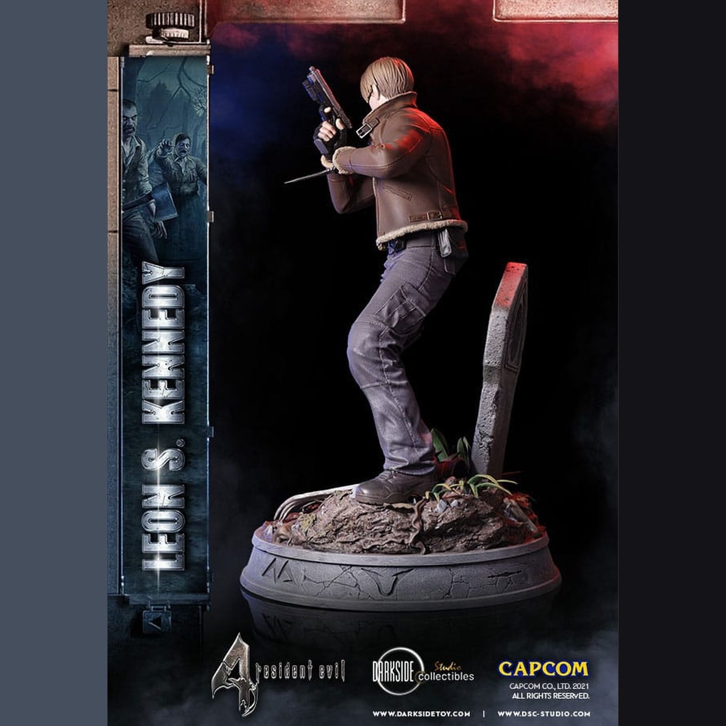 Resident Evil Premium Statue Leon Kennedy 50 cm - Horror & Sci-Fi - Neu & OVP
