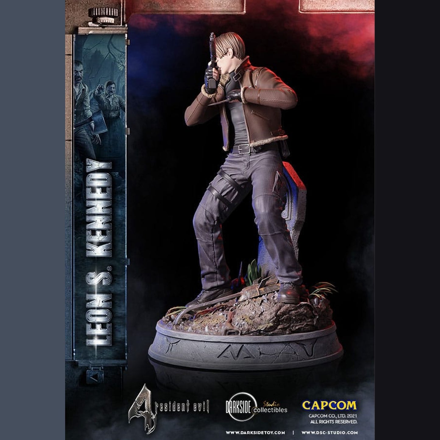 Resident Evil Premium Statue Leon Kennedy 50 cm - Horror & Sci-Fi - Neu & OVP