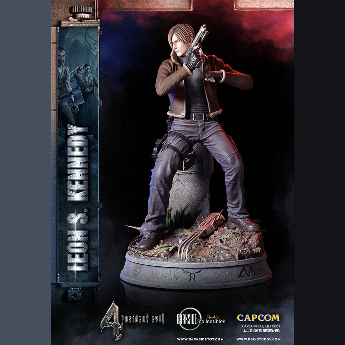 Resident Evil Premium Statue Leon Kennedy 50 cm - Horror & Sci-Fi - Neu & OVP