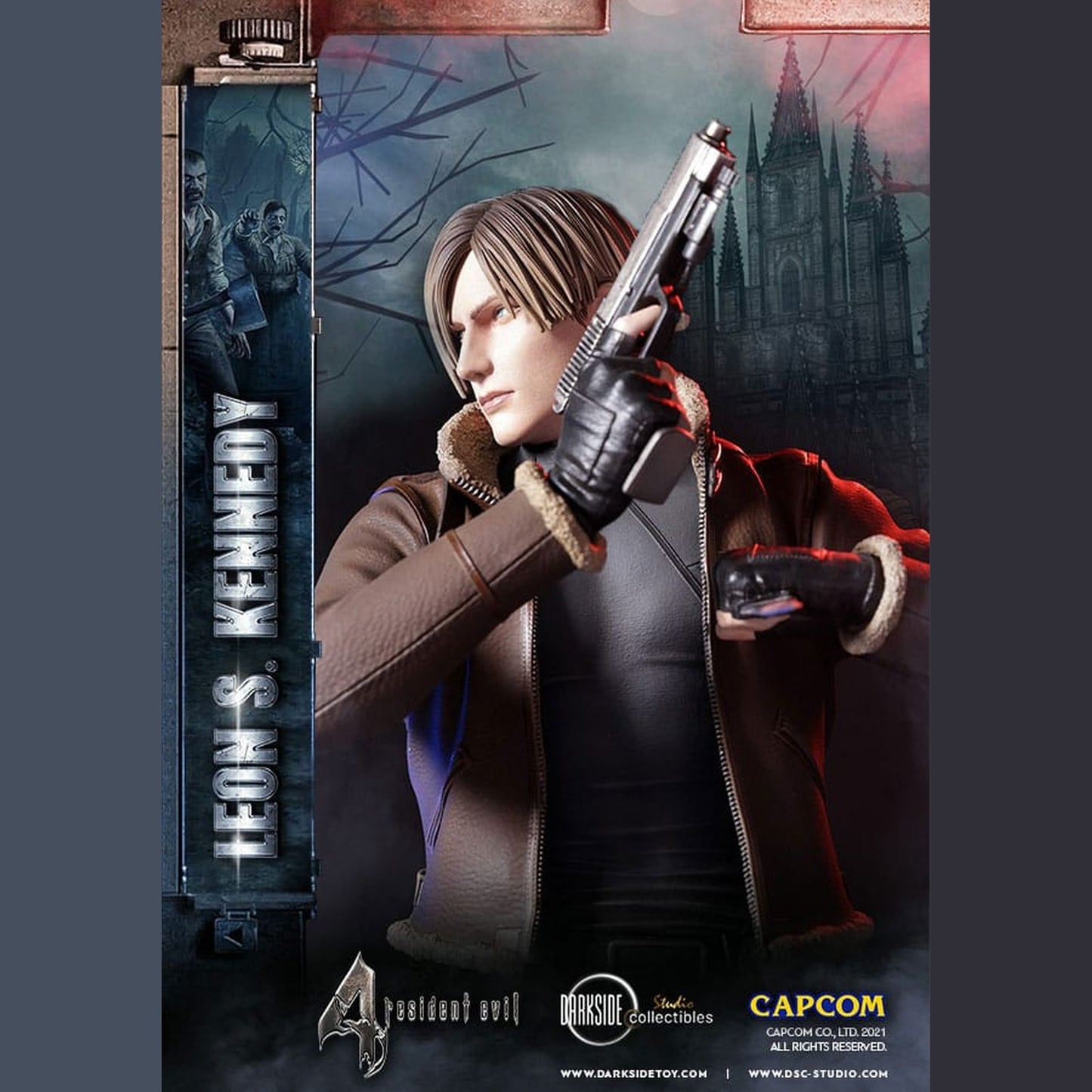 Resident Evil Premium Statue Leon Kennedy 50 cm - Horror & Sci-Fi - Neu & OVP