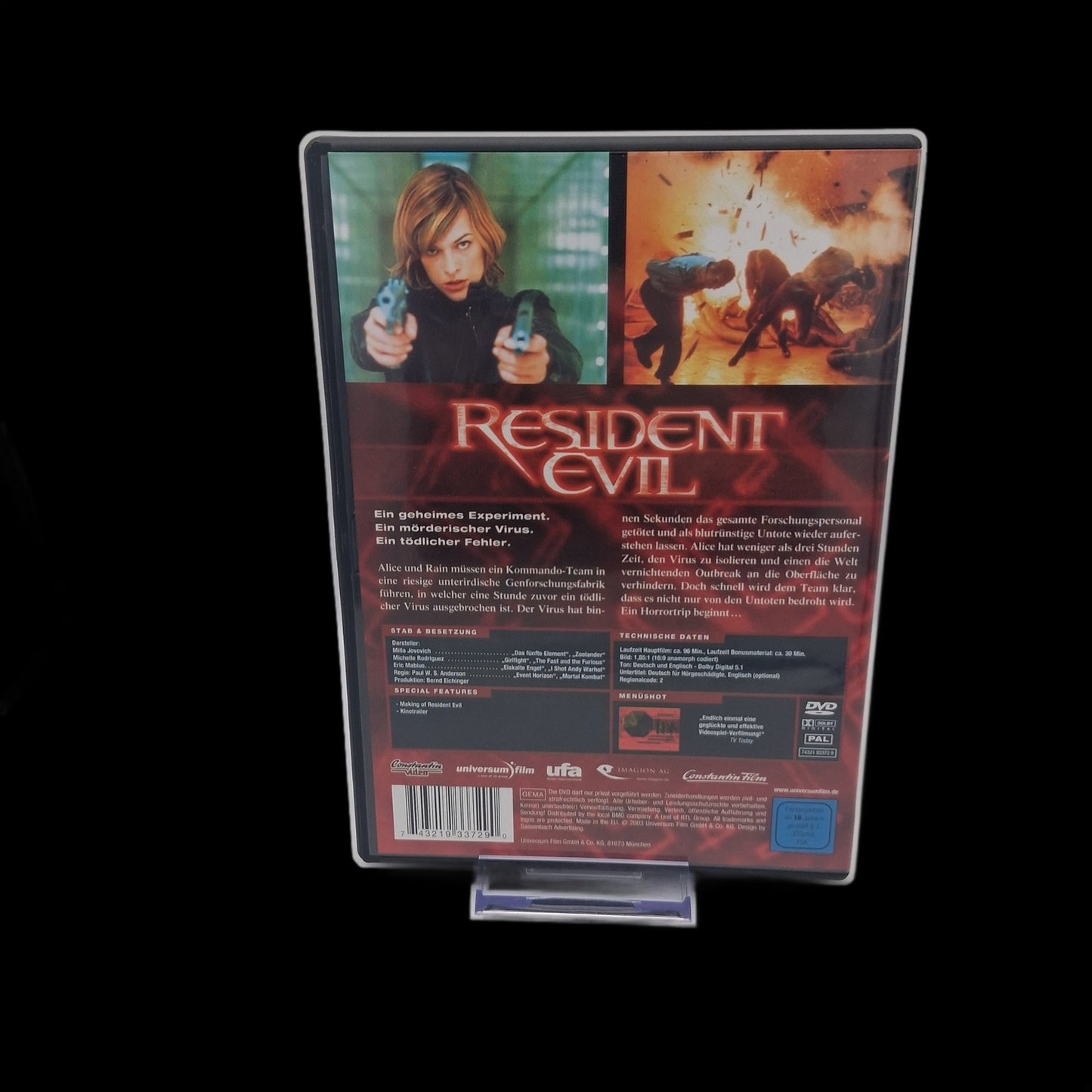 Resident Evil - Verfilmung des Videospiel-Klassikers - DVD - Gebraucht