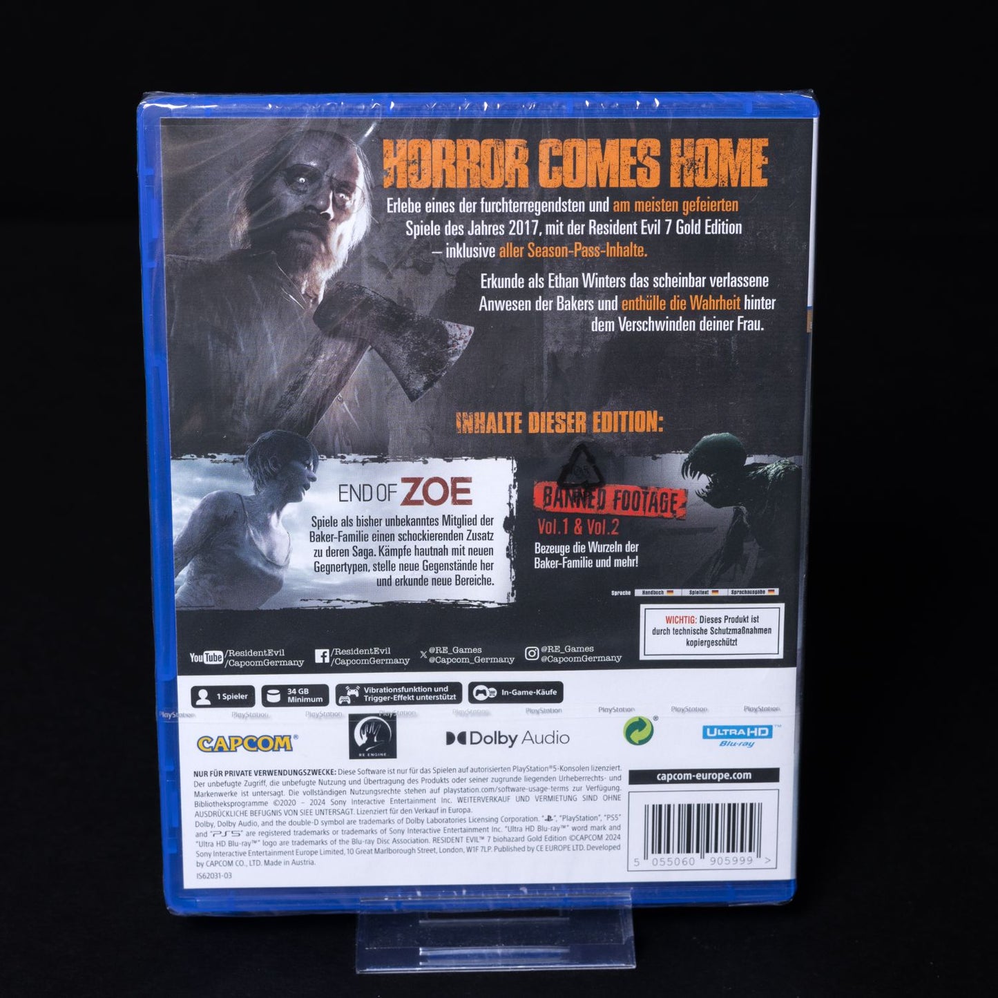 Resident Evil VII: Biohazard - Gold Edition - Playstation 5 PS5 - Neu & OVP