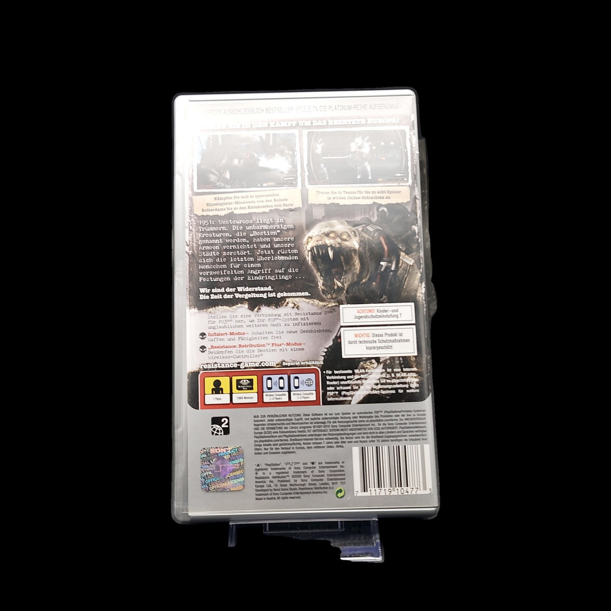 Resistance: Retribution - Playstation Portable PSP - CiB - deutsch - Gebraucht