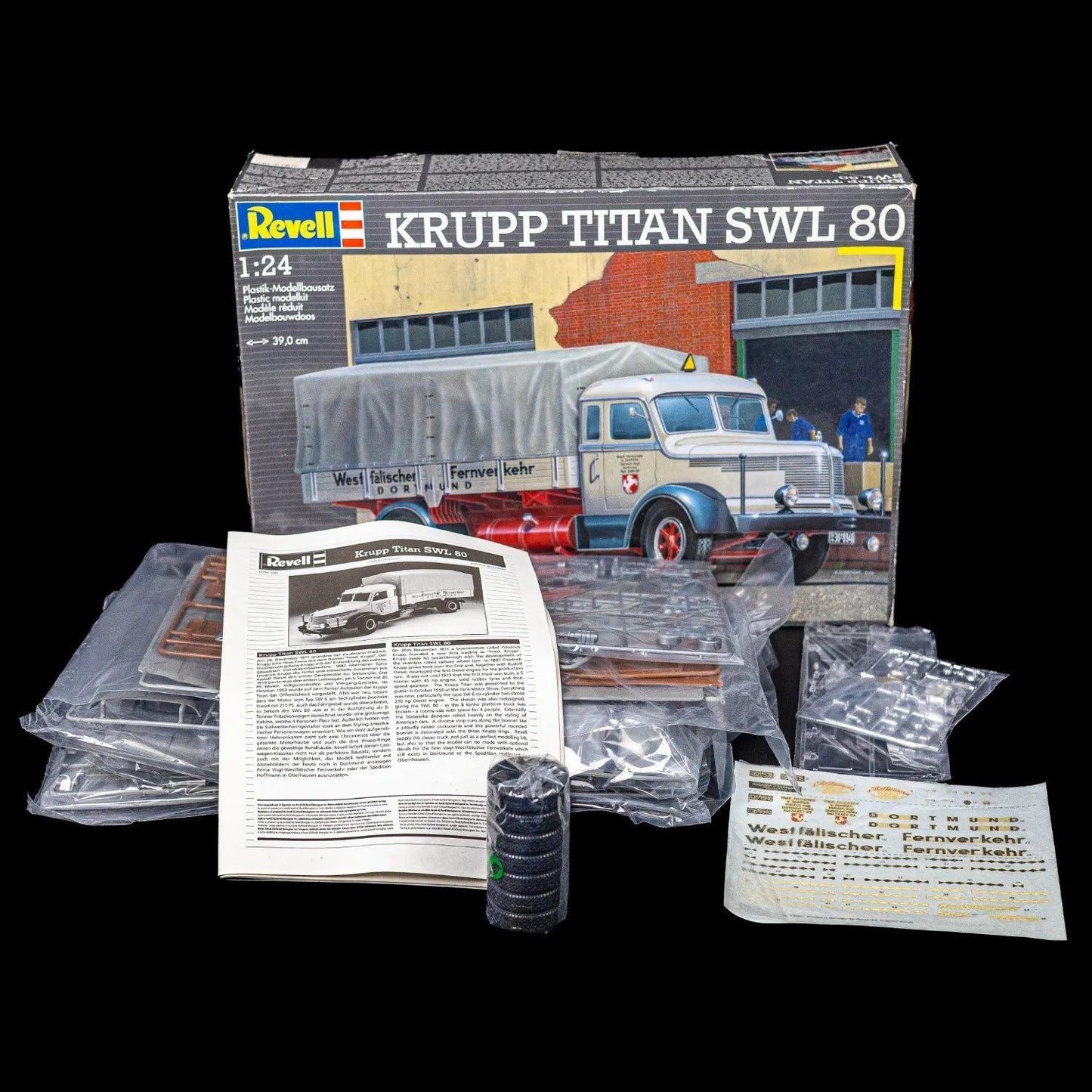 Revell Krupp Titan SWL 80 - Modell 07559 - Maßstab 1:24 - Sealed Bags mit Decals