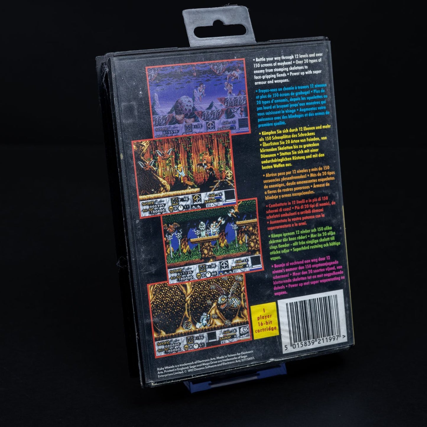 Risky Woods - Sega Mega Drive / Genesis Spiel - Zustand Gut
