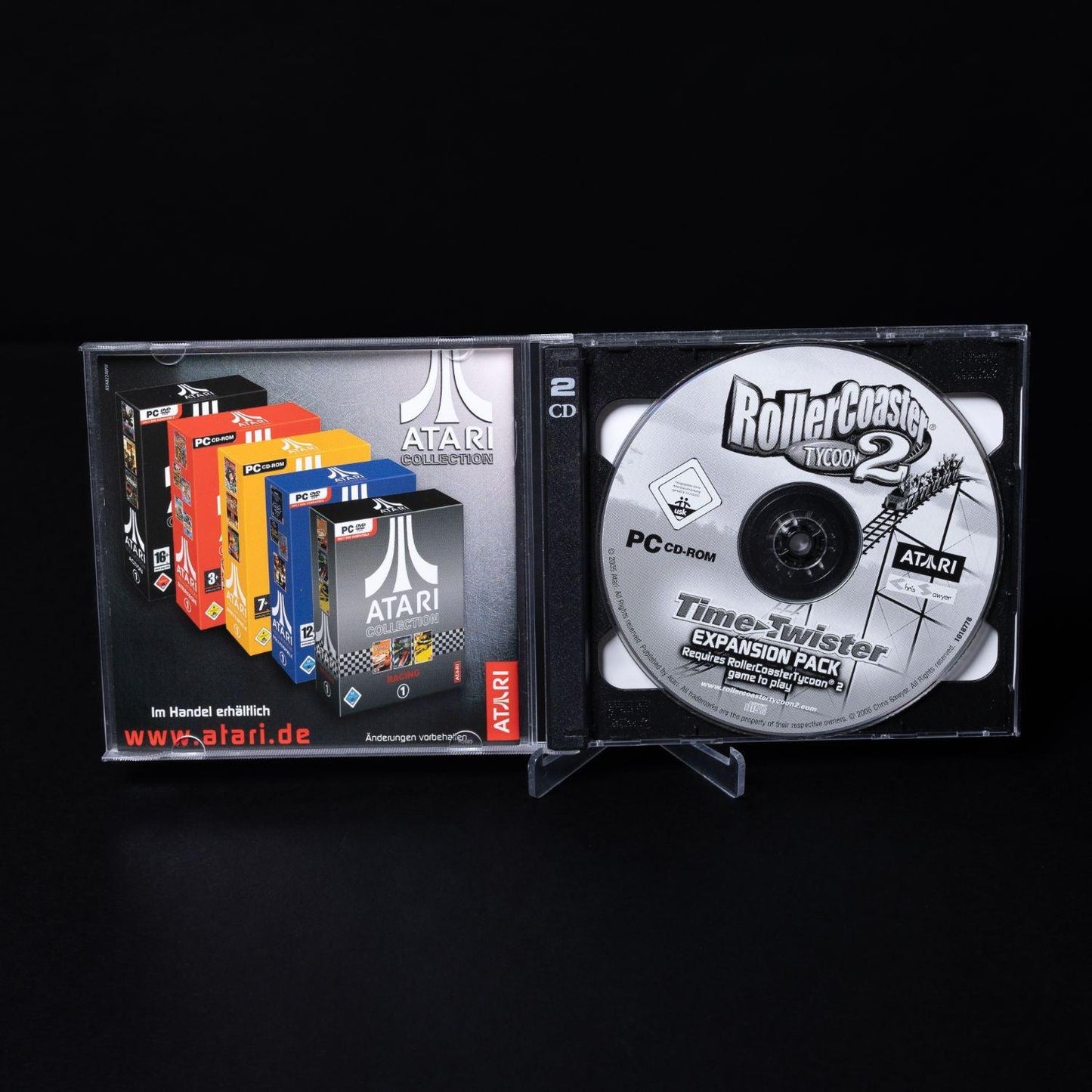 Roller Coaster Tycoon 2 Addons: Time Twister + Wacky Worlds - PC CD-ROM