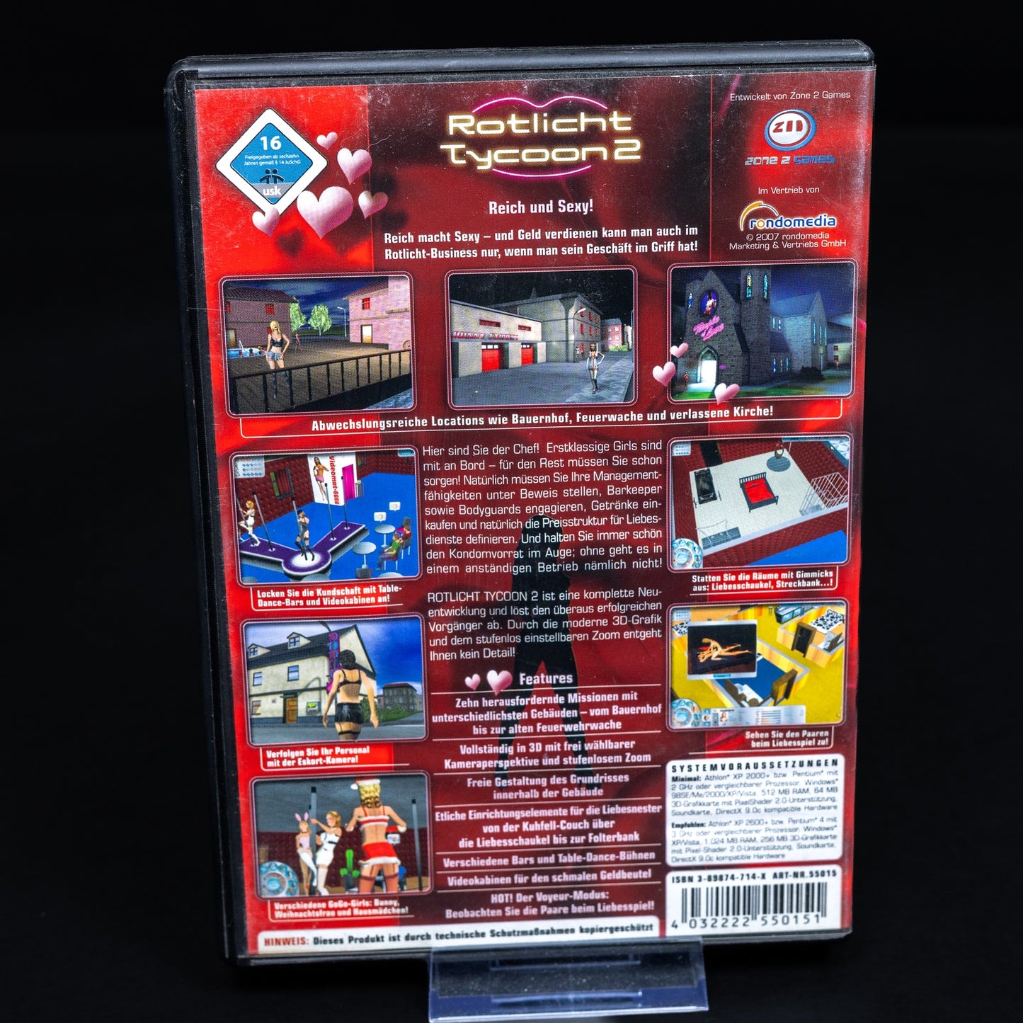 Rotlicht Tycoon 2 - PC CD-ROM - CiB - Zustand Sehr Gut