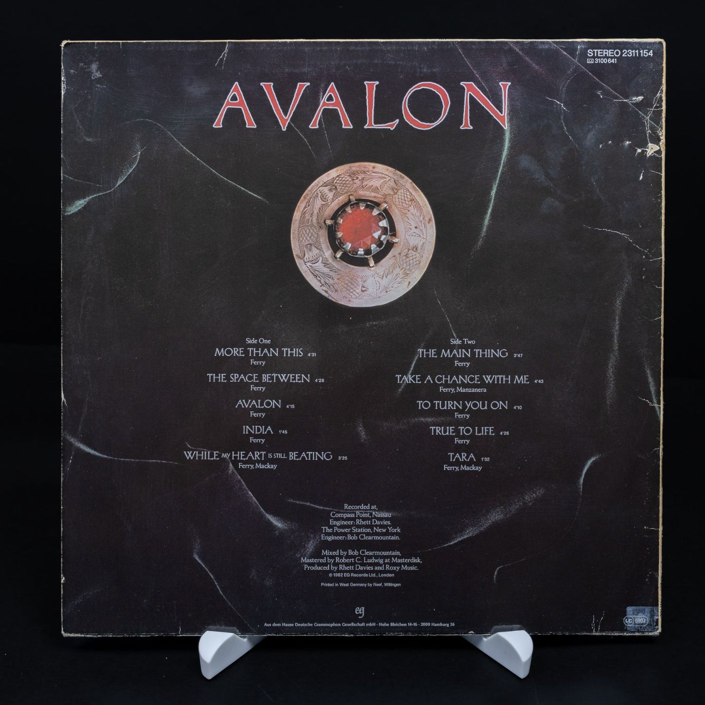 Roxy Music – Avalon - Vinyl LP Schallplatte - NM / VG+