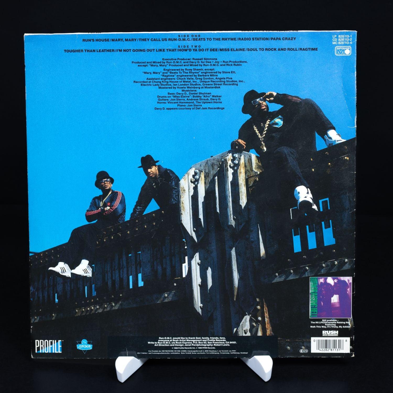 run-dmc-tougher-than-leather-vinyl-lp-12-schallplatte-vg-vg-2 - Utopia Collectibles